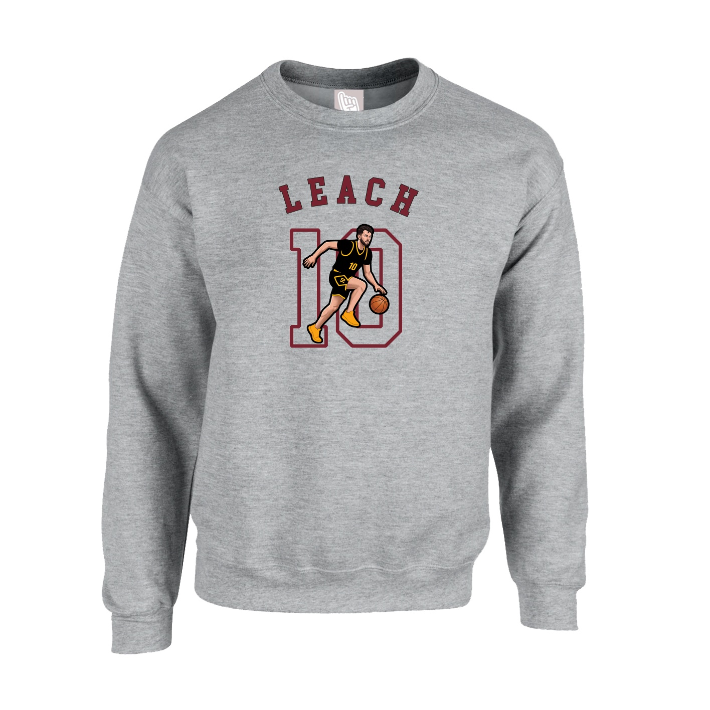 Fleece Crew — Shirsey Arch in Grey