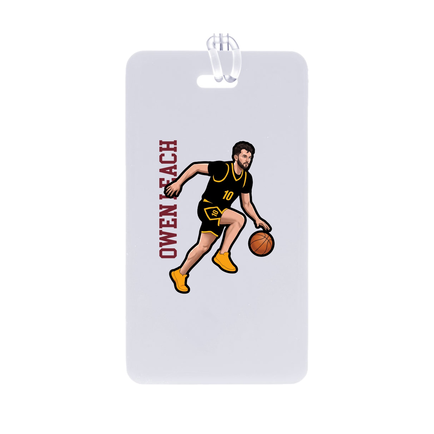 Bag Tag — Name Vertical in Classic