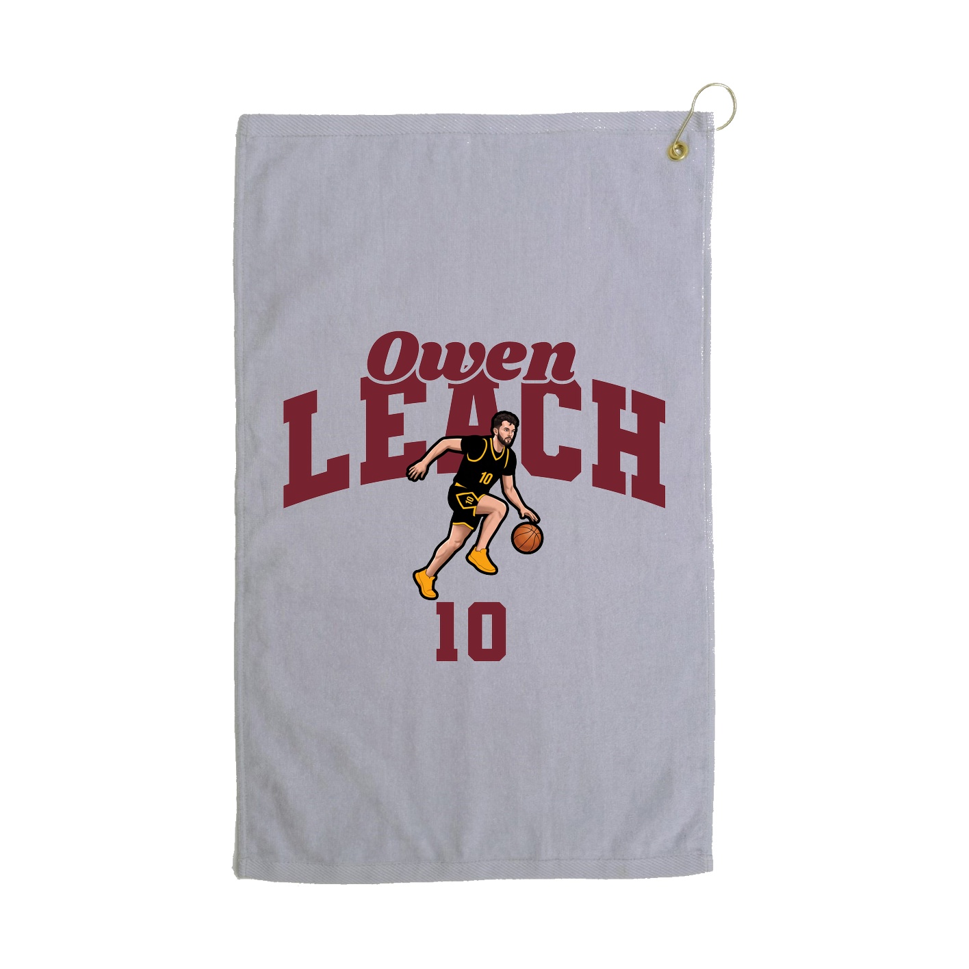 Golf Towel — Signature Arch in Grey