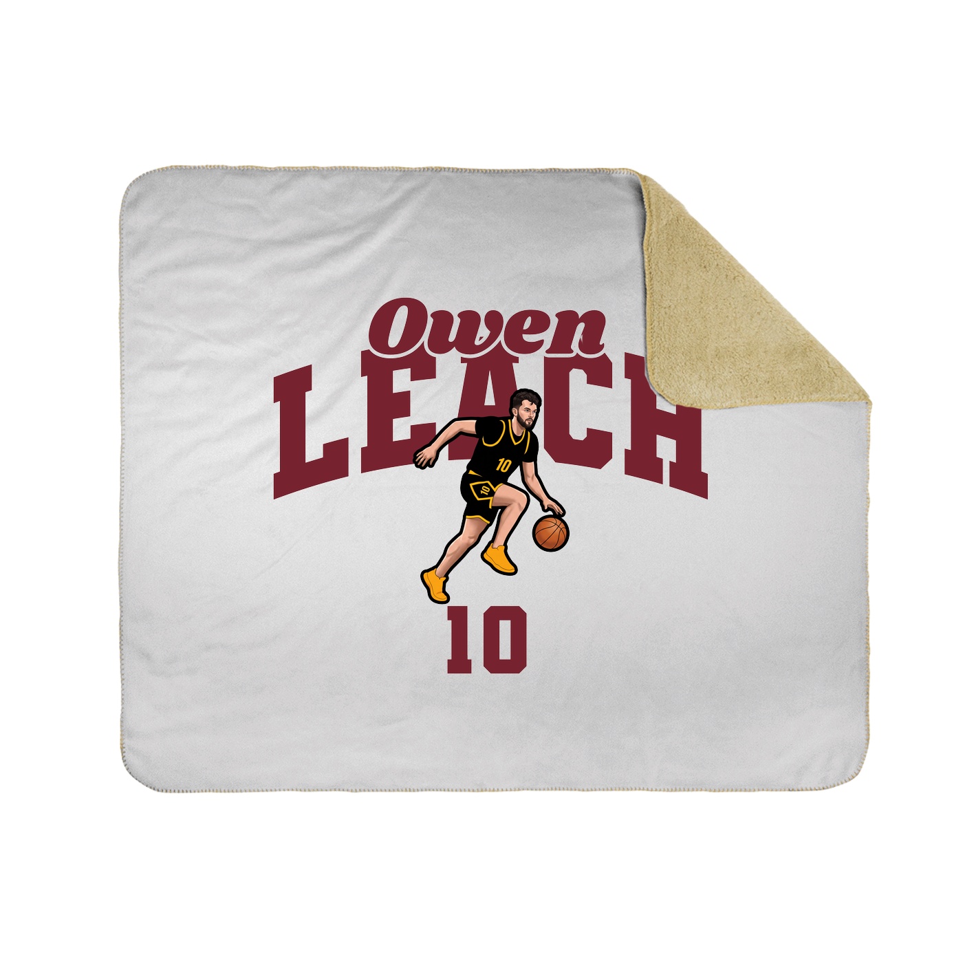 Throw Blanket — Signature Arch in White