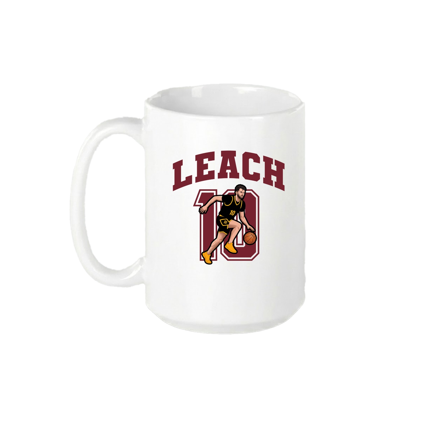 15oz Coffee Mug — Number in White