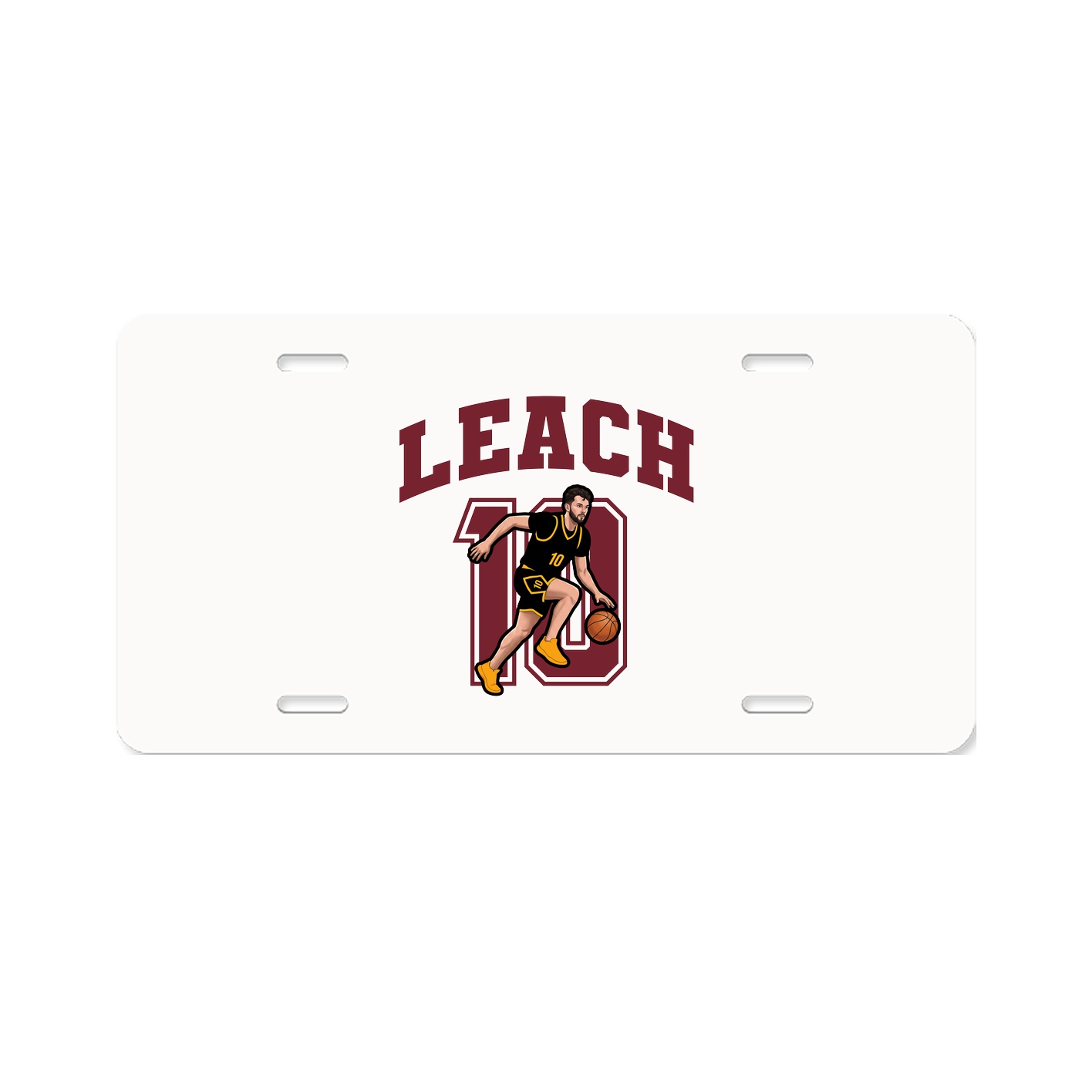 License Plate — Number in Classic
