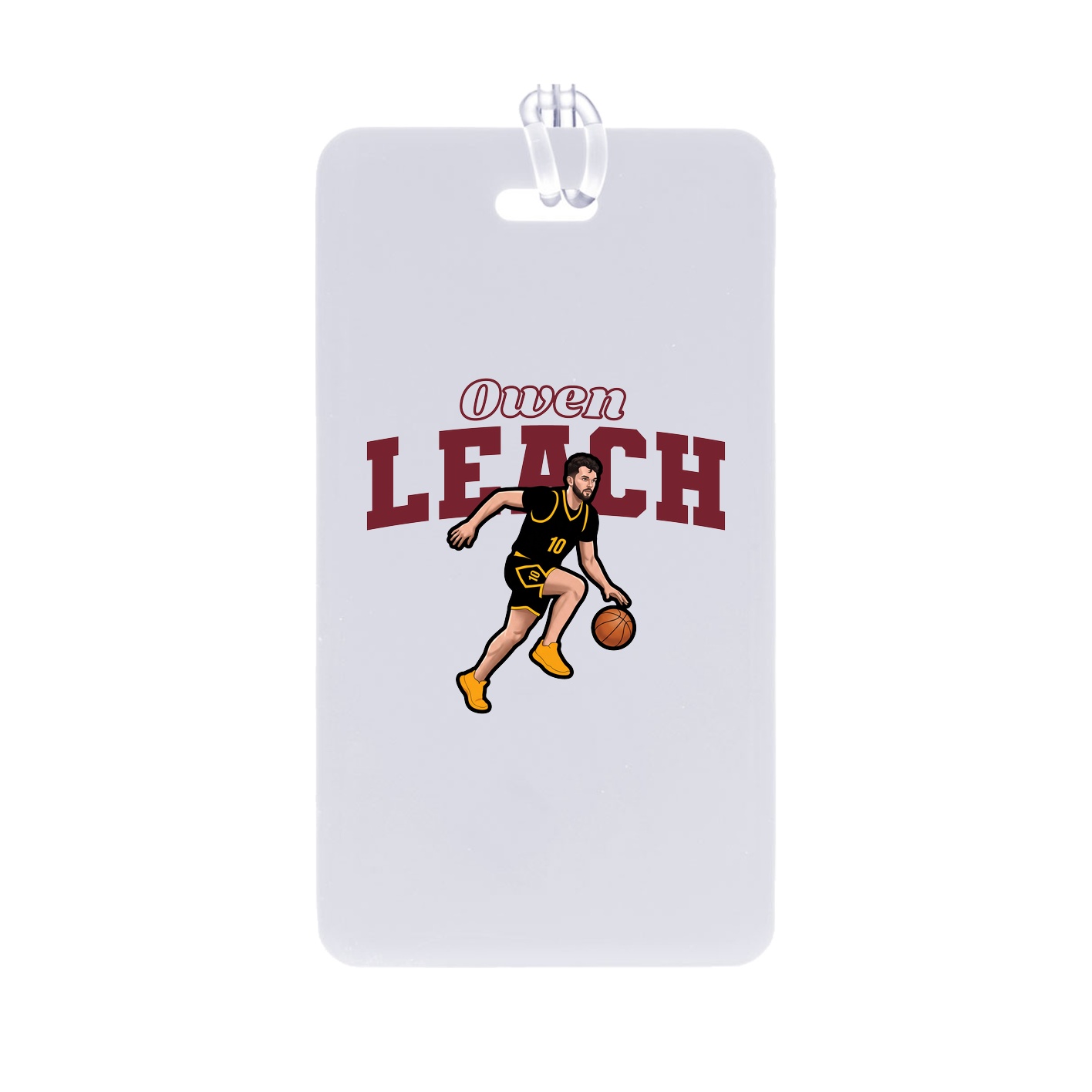 Bag Tag — Name Arch in Classic