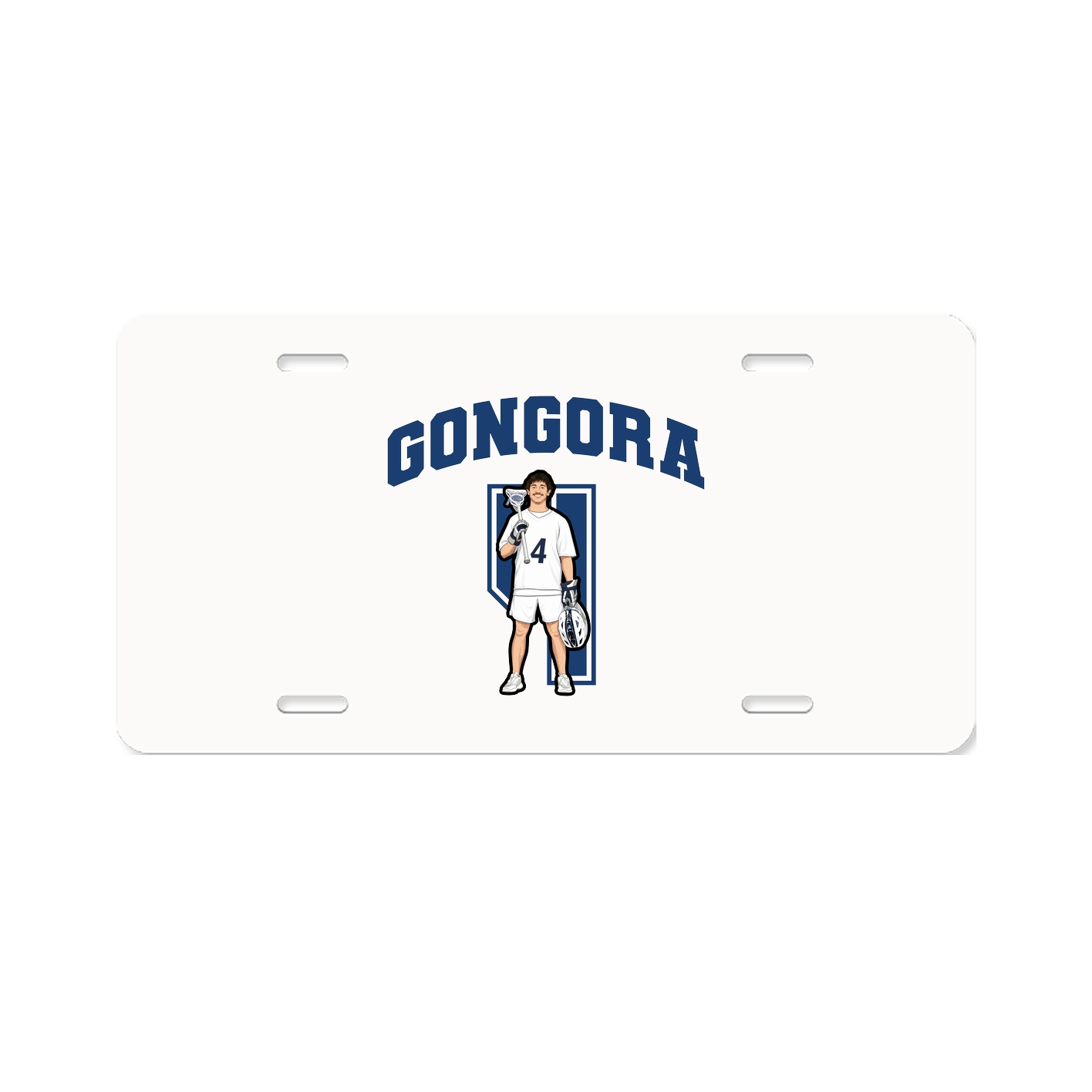 License Plate — Number in Classic
