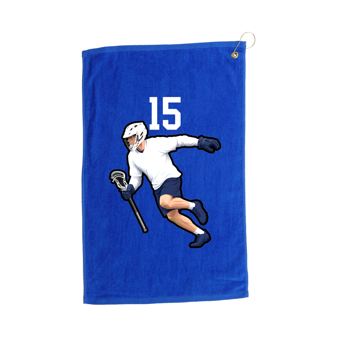 Golf Towel — Number Top in Royal