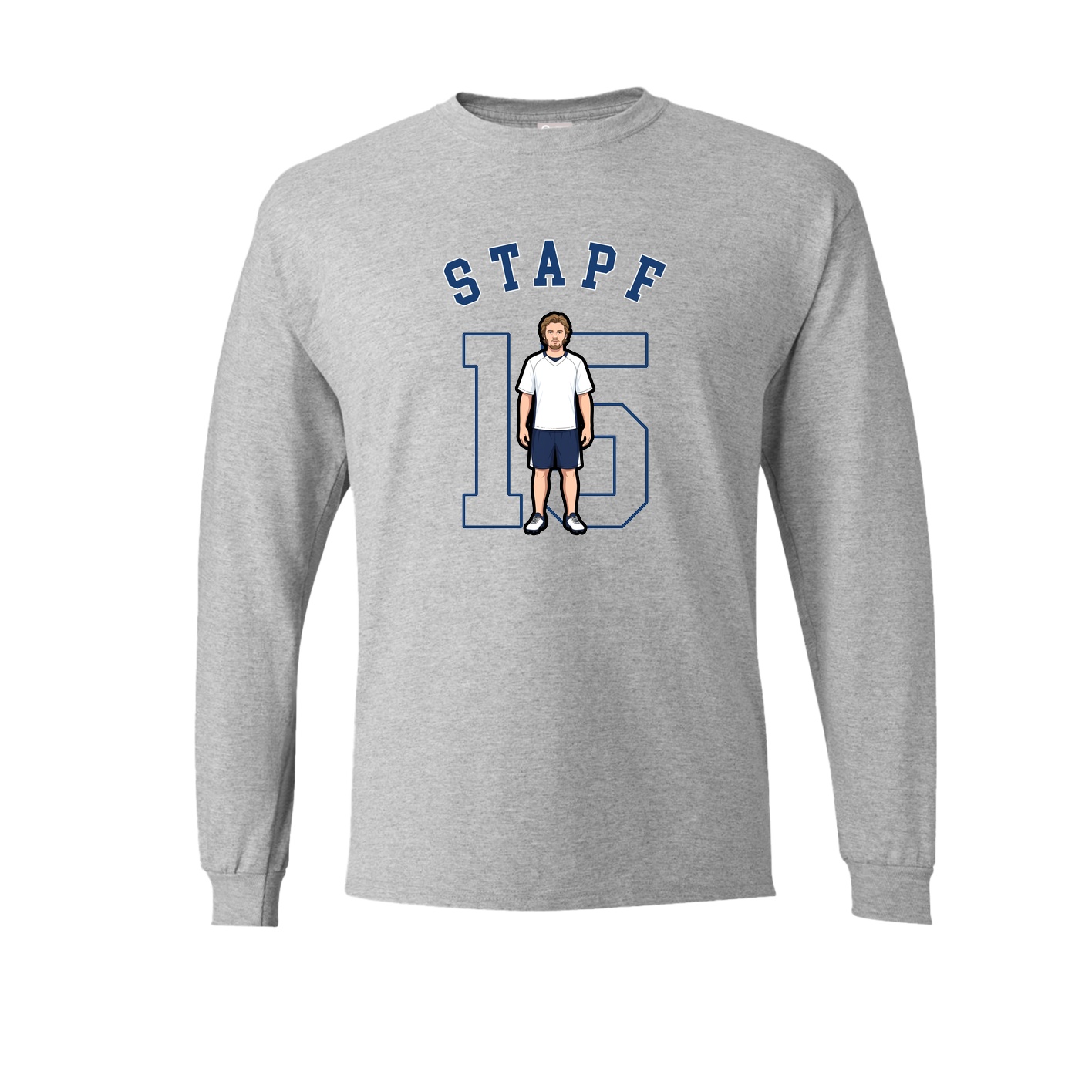 Long Sleeve Tee — Shirsey Arch in Grey
