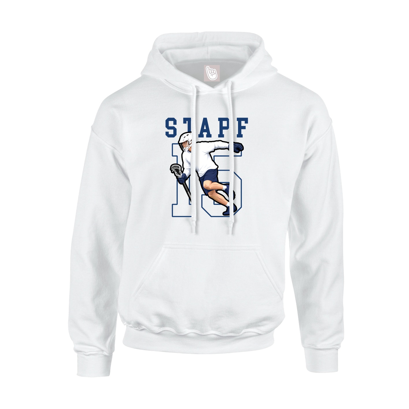 Hoodie — Shirsey in White