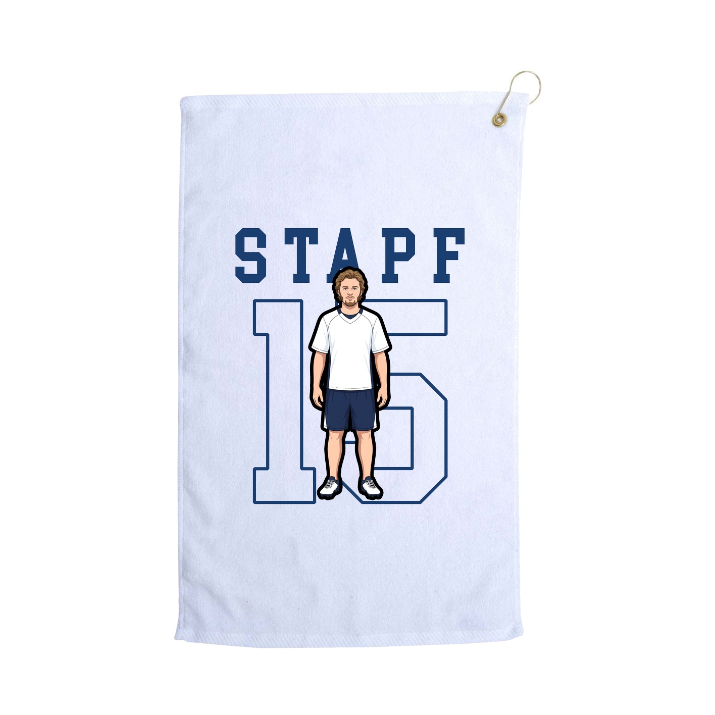 Golf Towel — Shirsey in White
