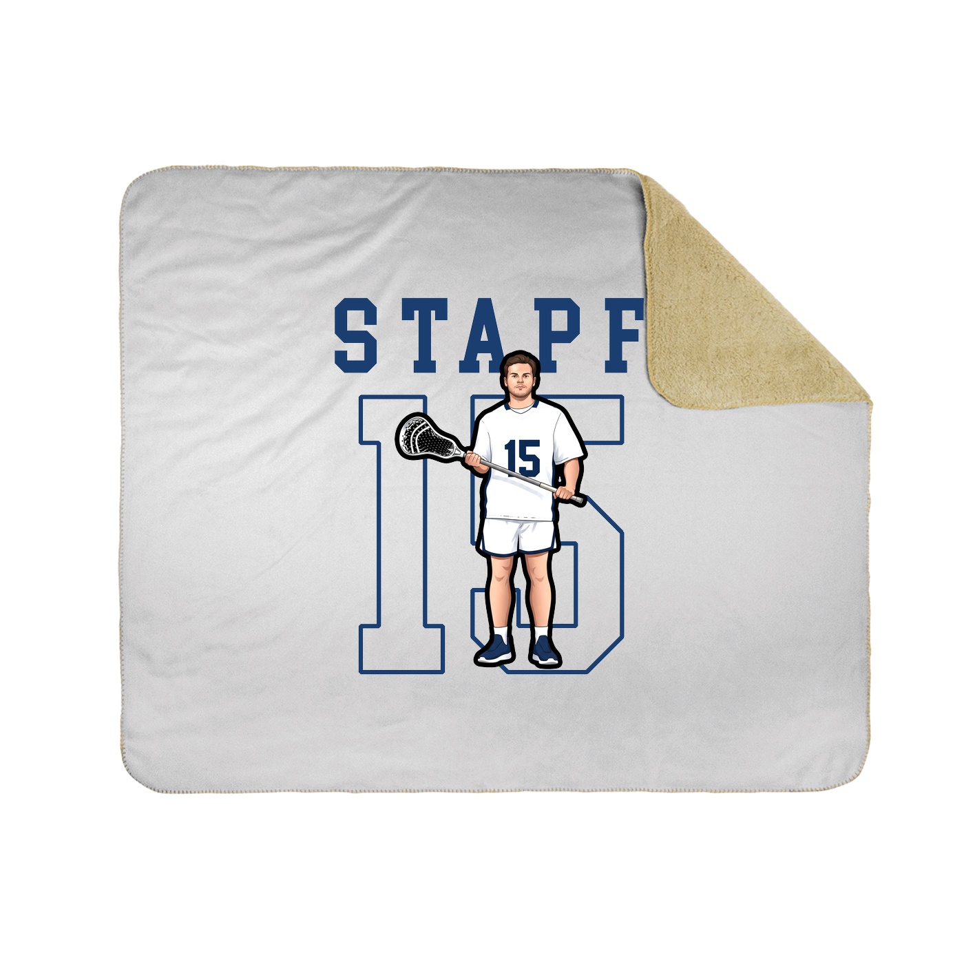 50x60 Sherpa Lined Throw Blanket