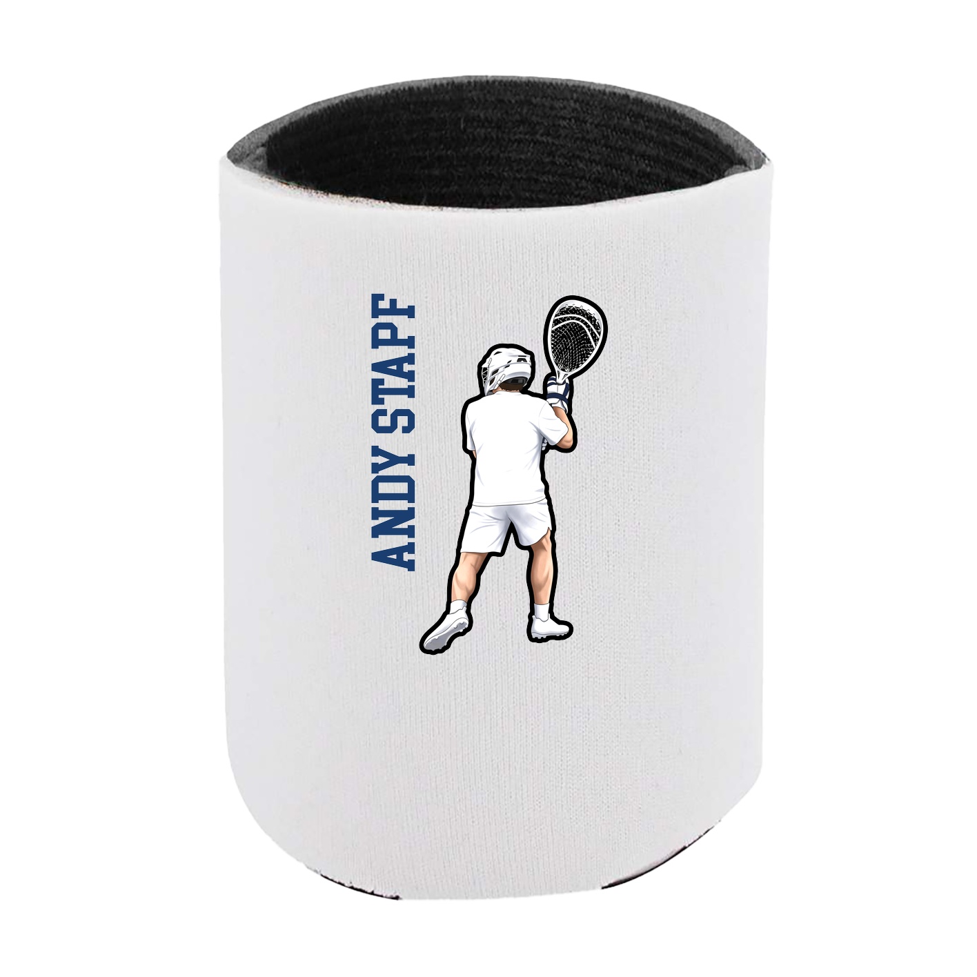 Can Holder — Name Vertical in White