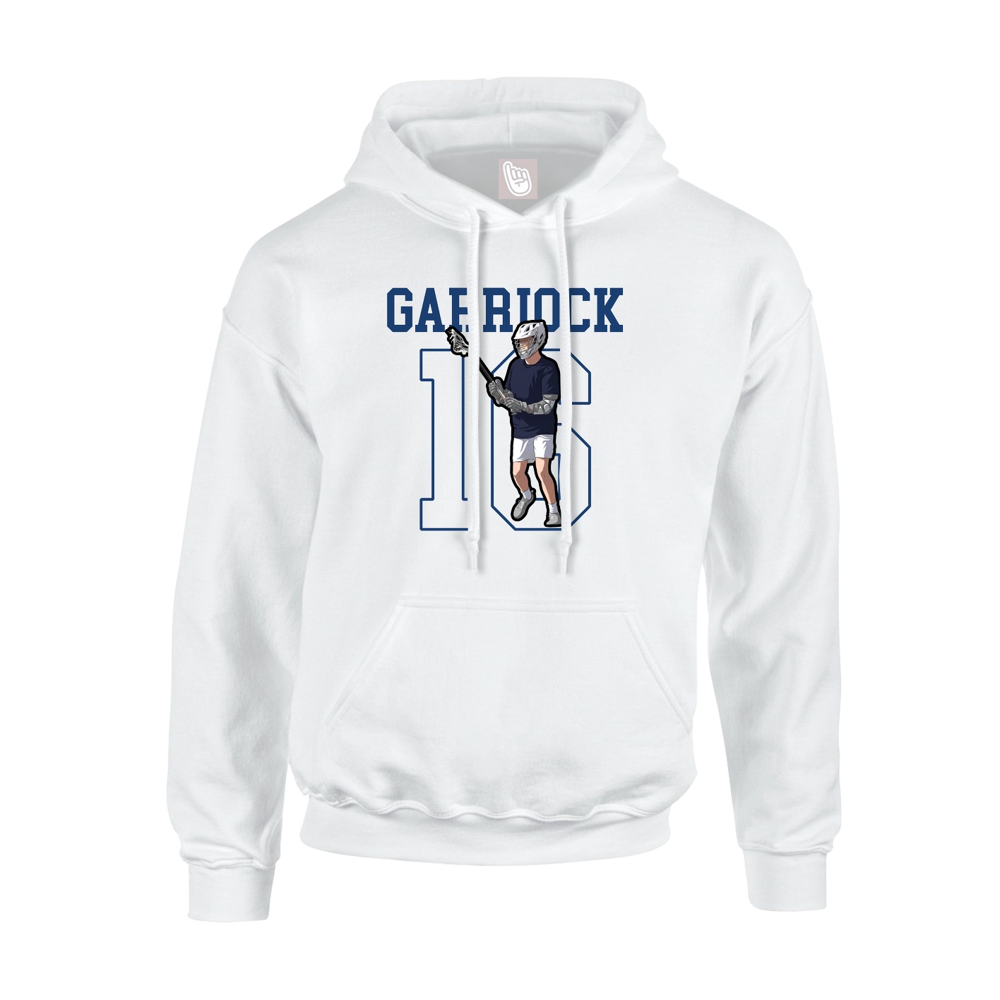 Hoodie — Shirsey in White