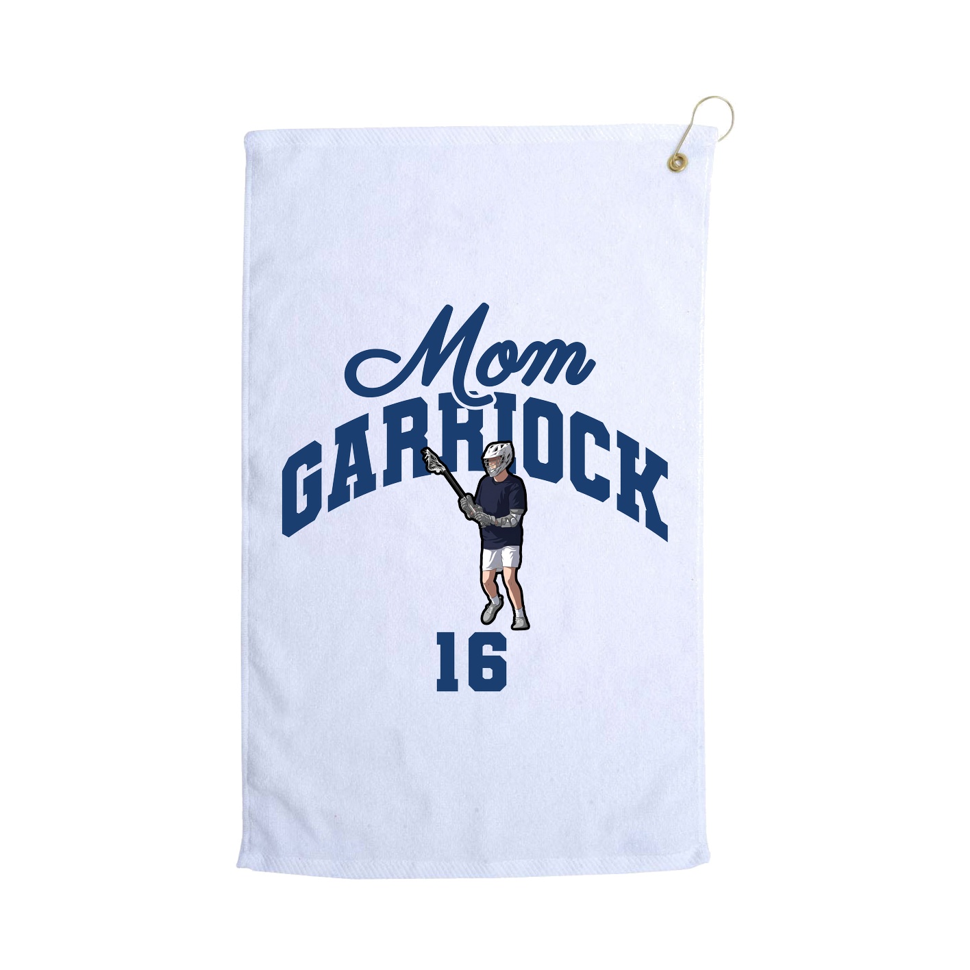 Golf Towel — Mothers Day Arch in White