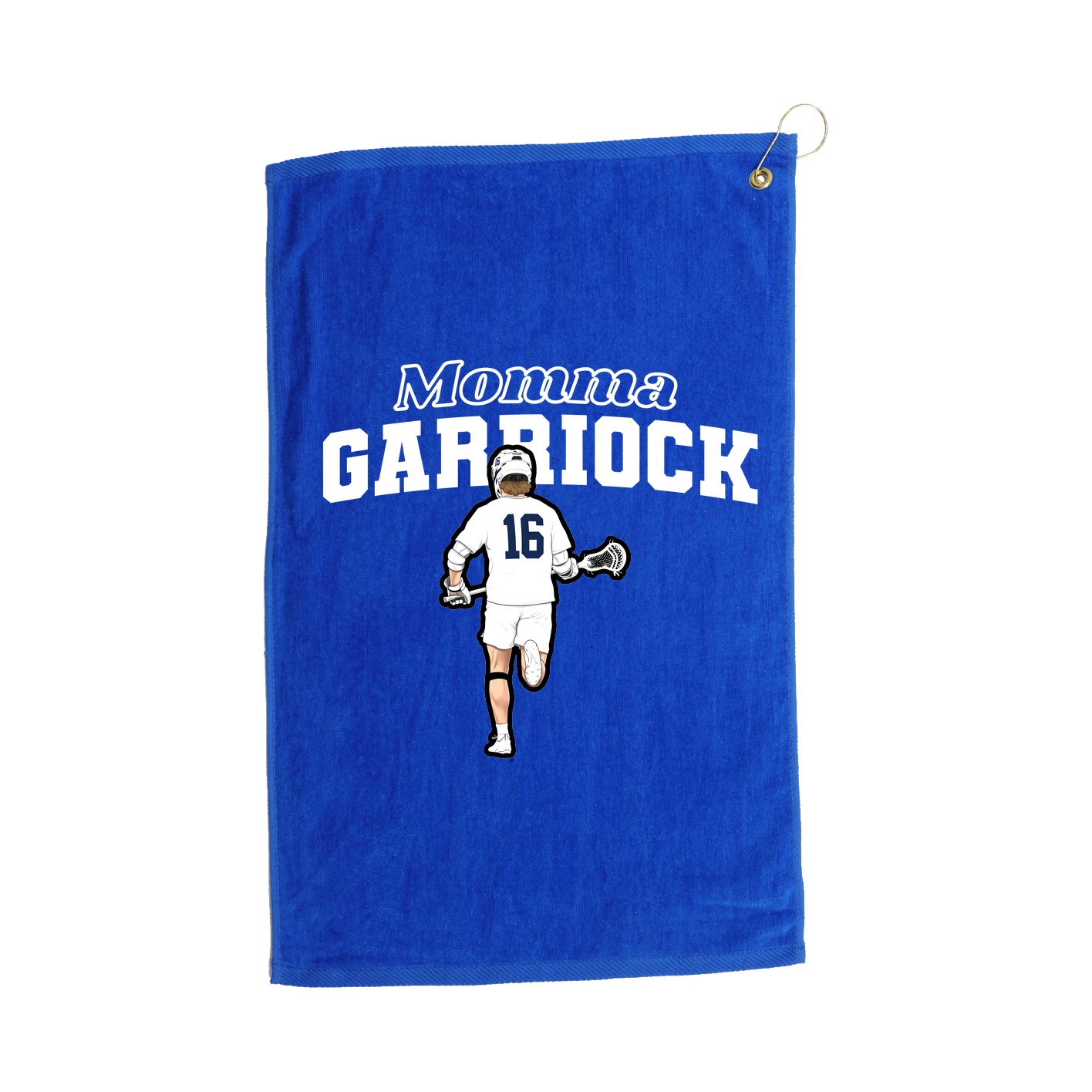 Golf Towel — Mothers Day Block in Royal