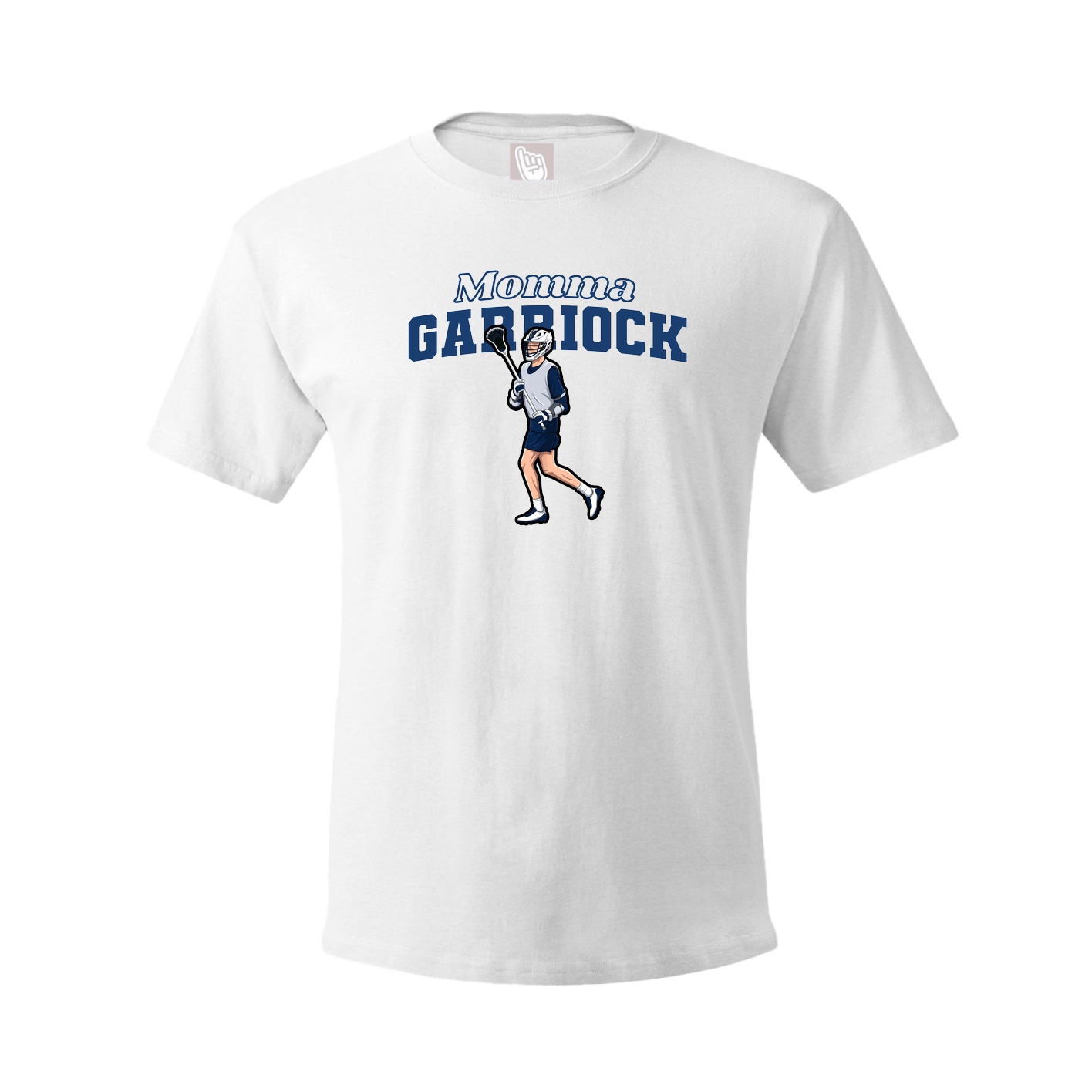 Youth Tee — Mothers Day Block in White