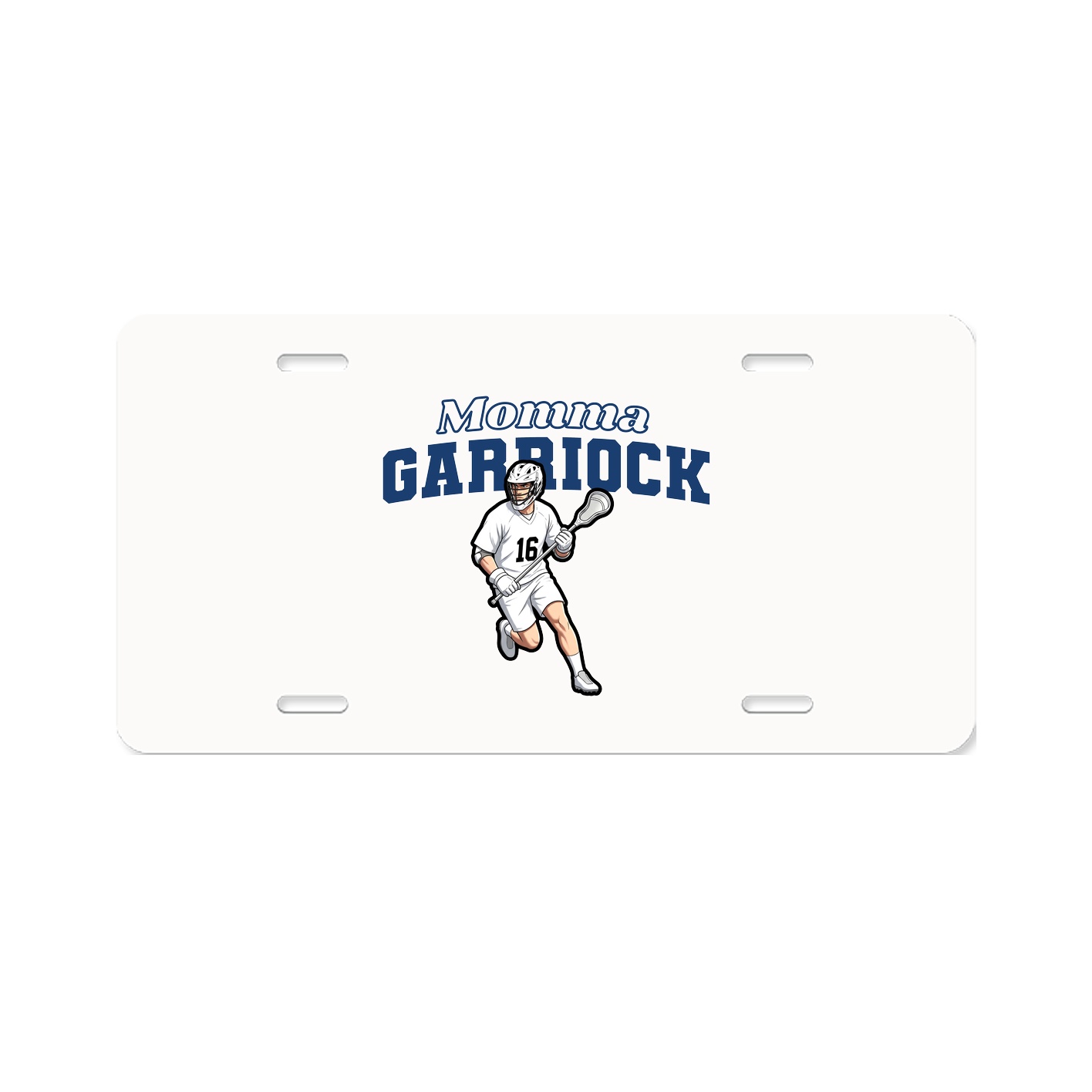 License Plate — Mothers Day Block in Classic
