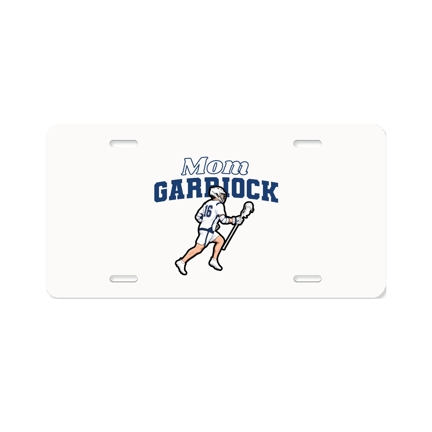 License Plate — Mothers Day Block in Classic