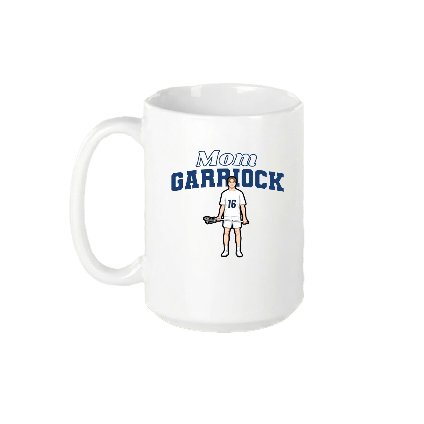 15oz Coffee Mug — Mothers Day Block in White