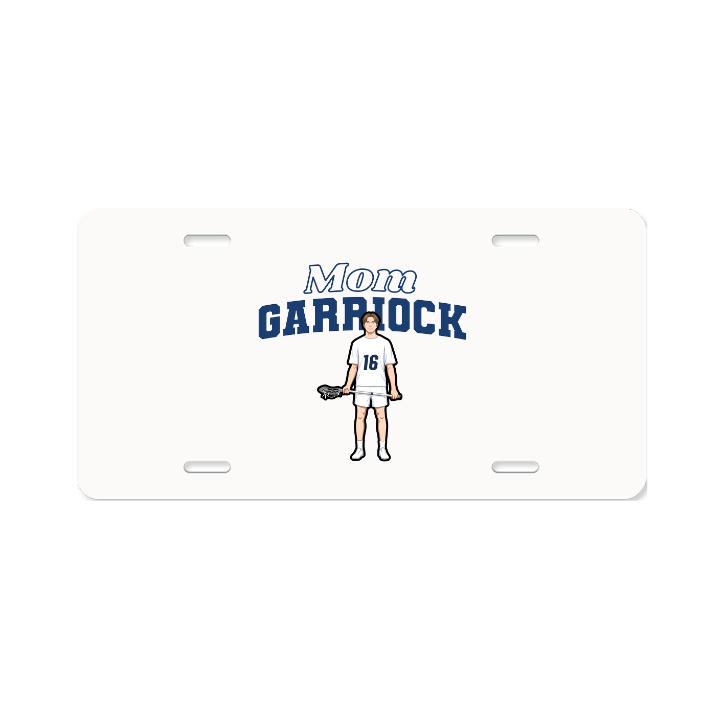 License Plate — Mothers Day Block in Classic
