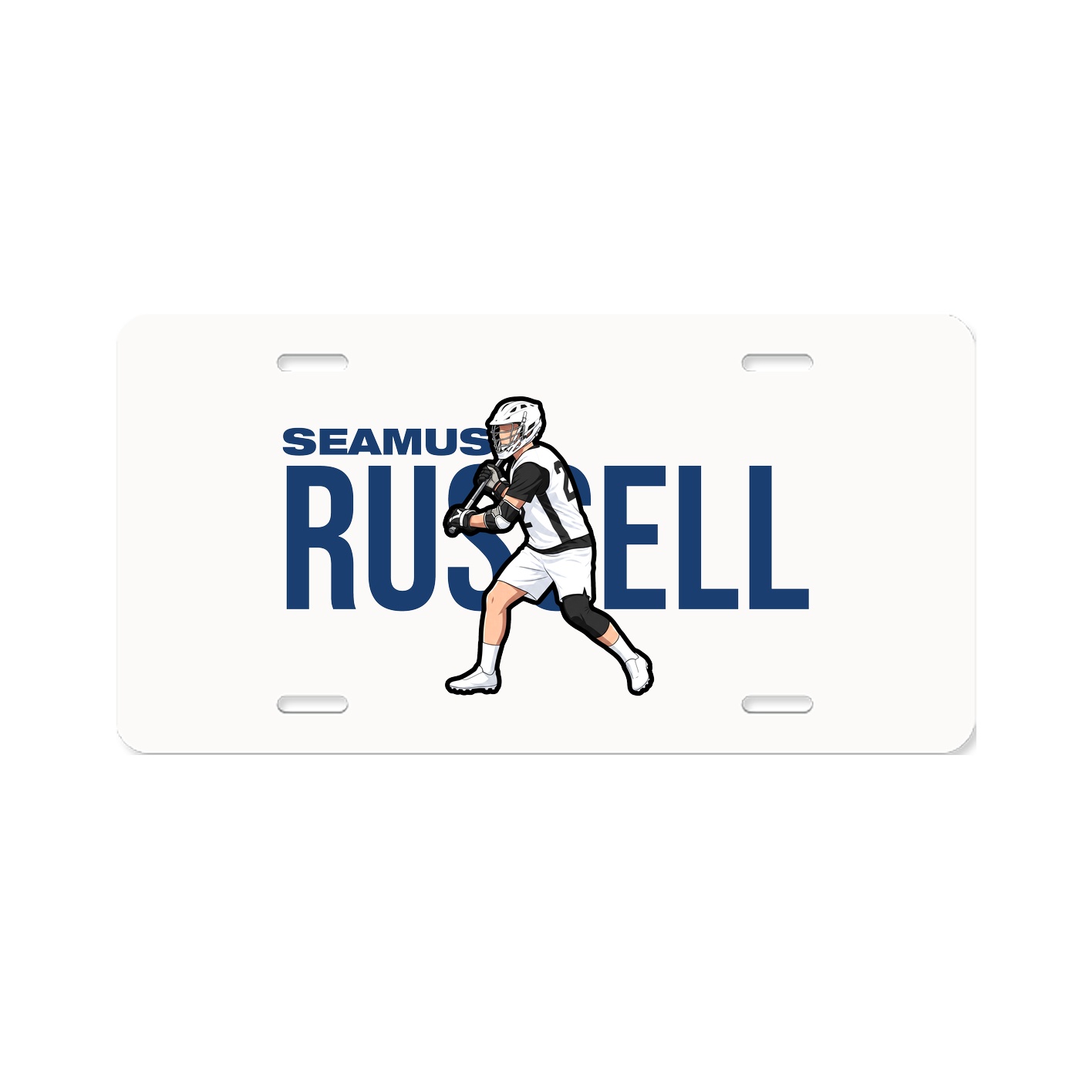 License Plate — Player Name in Classic