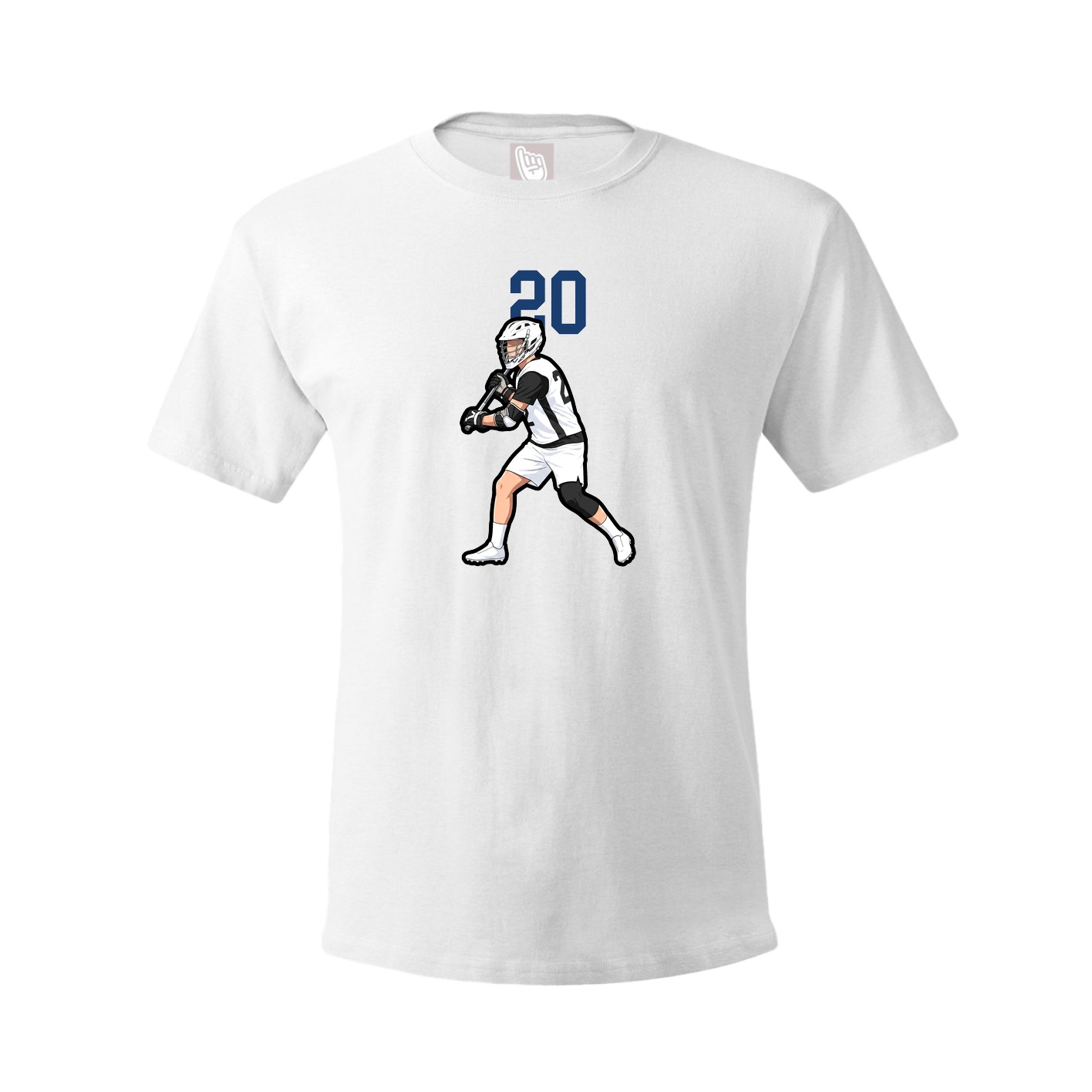 Tee — Number Top in White