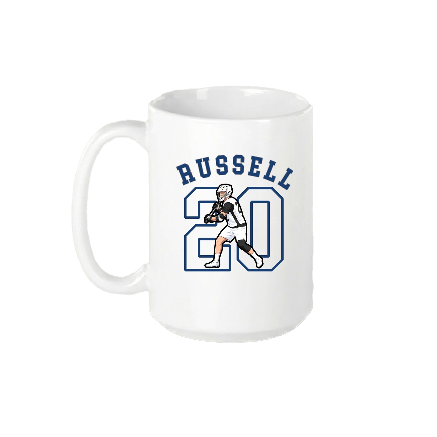 15oz Coffee Mug — Shirsey Arch in White