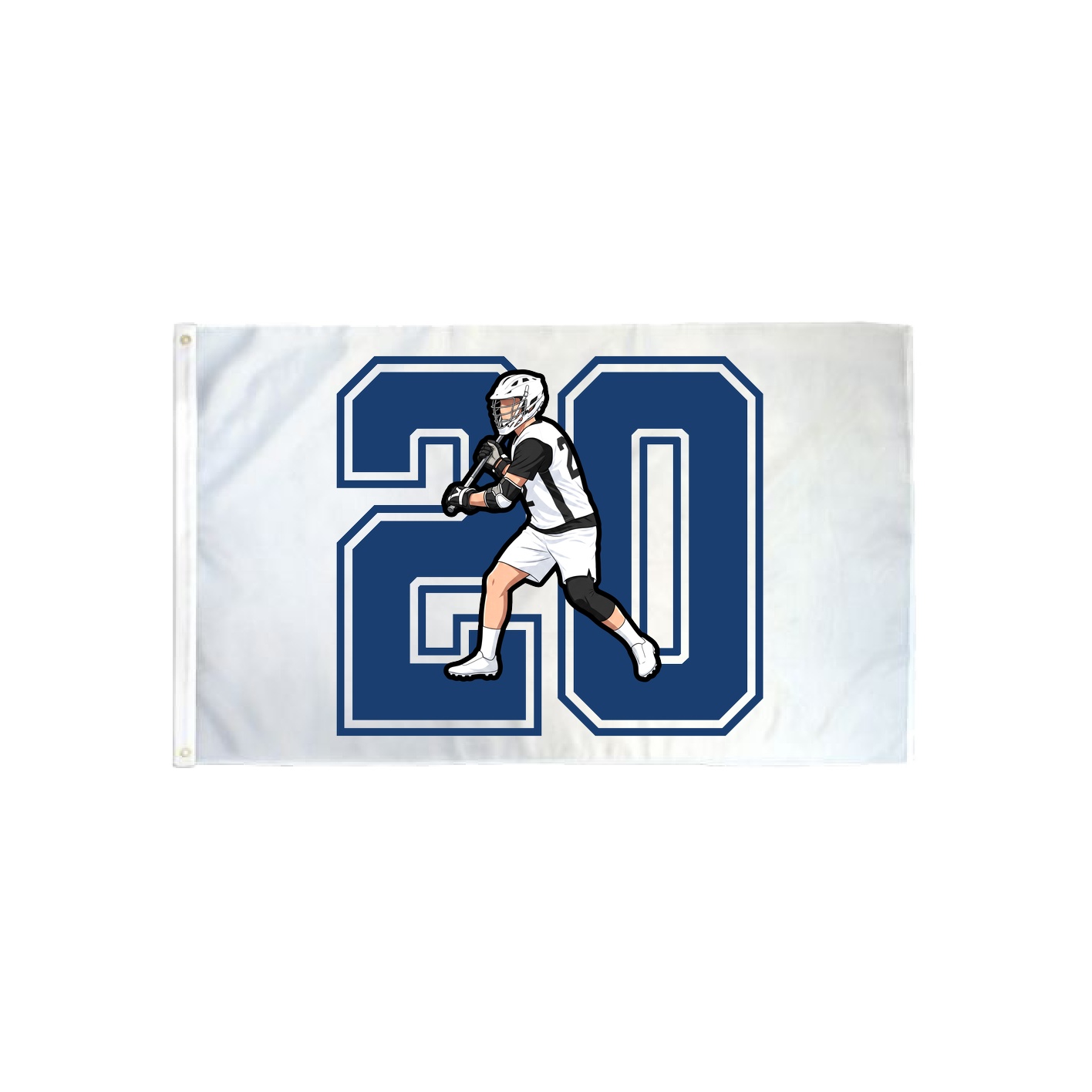 3x5 Flag — Number in Classic