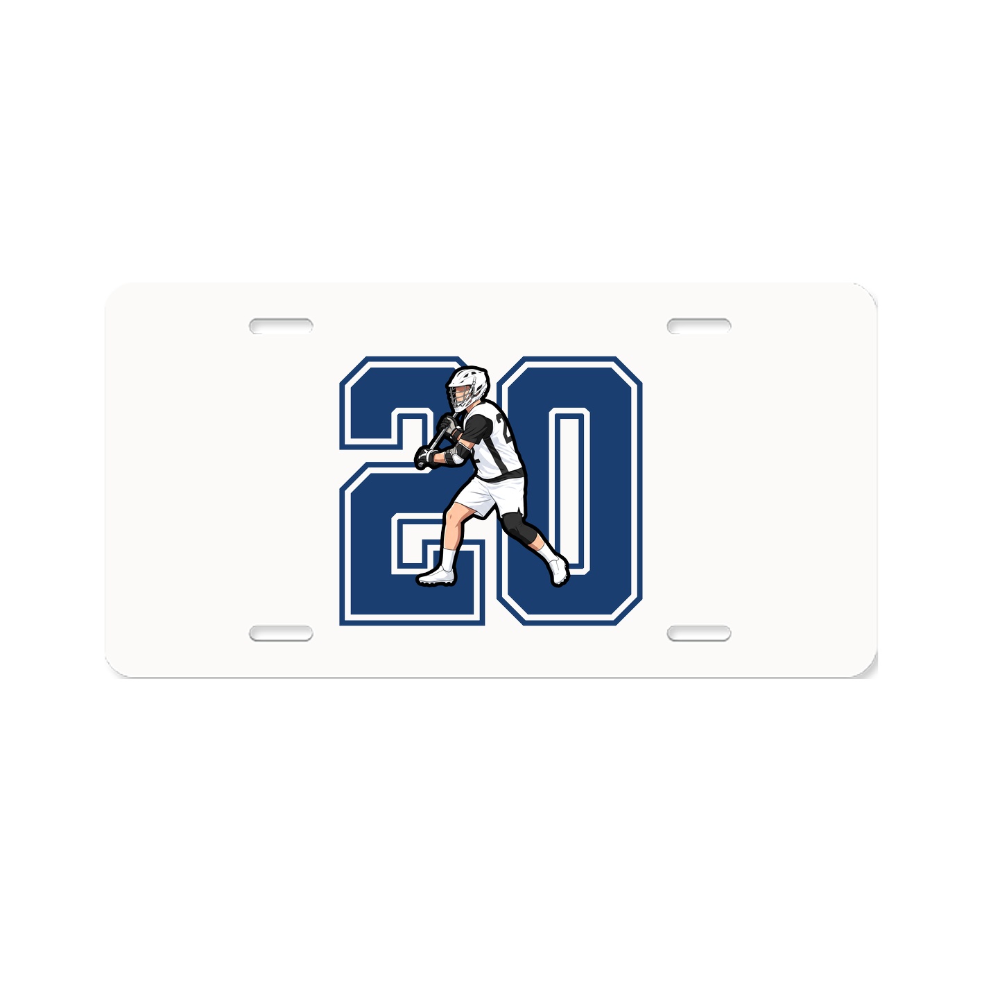 License Plate — Number in Classic