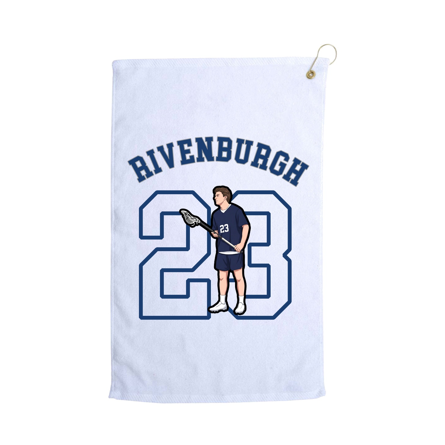Golf Towel — Shirsey Arch in White
