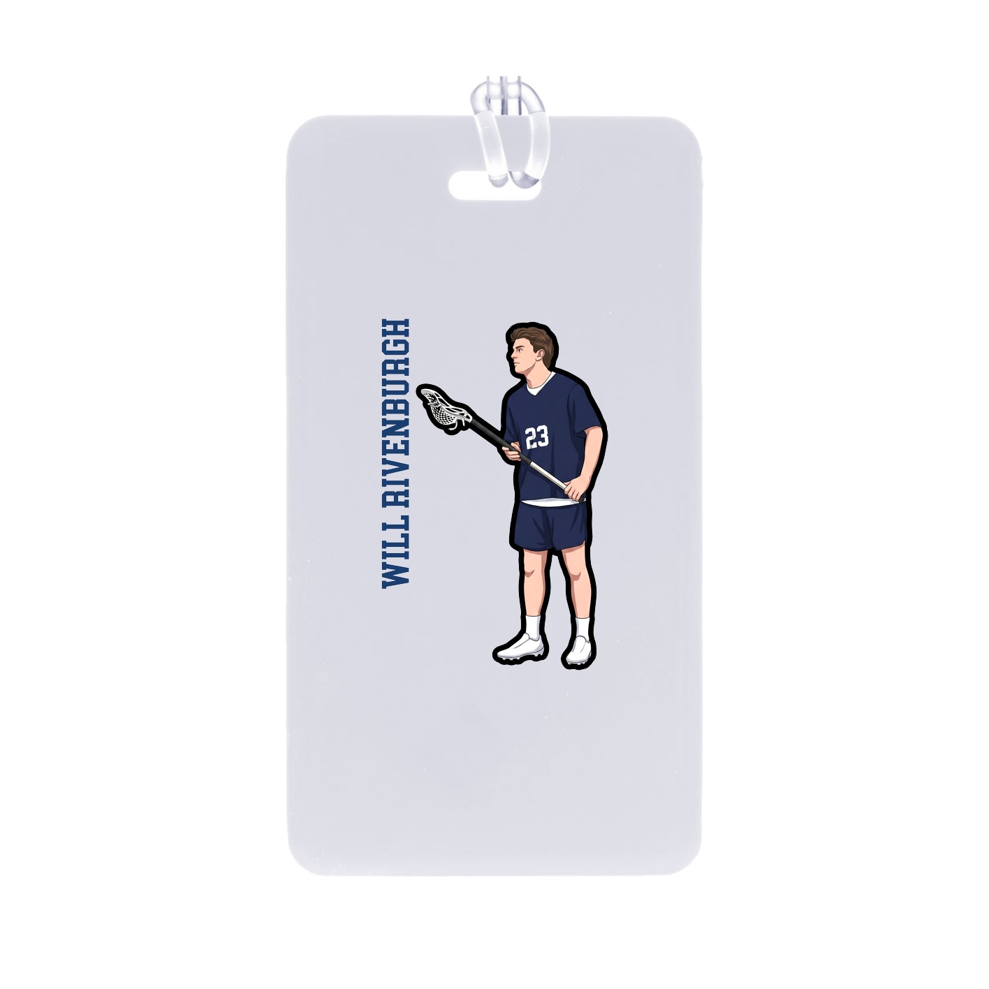 Bag Tag — Name Vertical in Classic