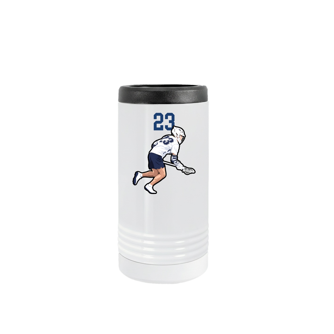 Slim Beverage Holder — Number Top in White