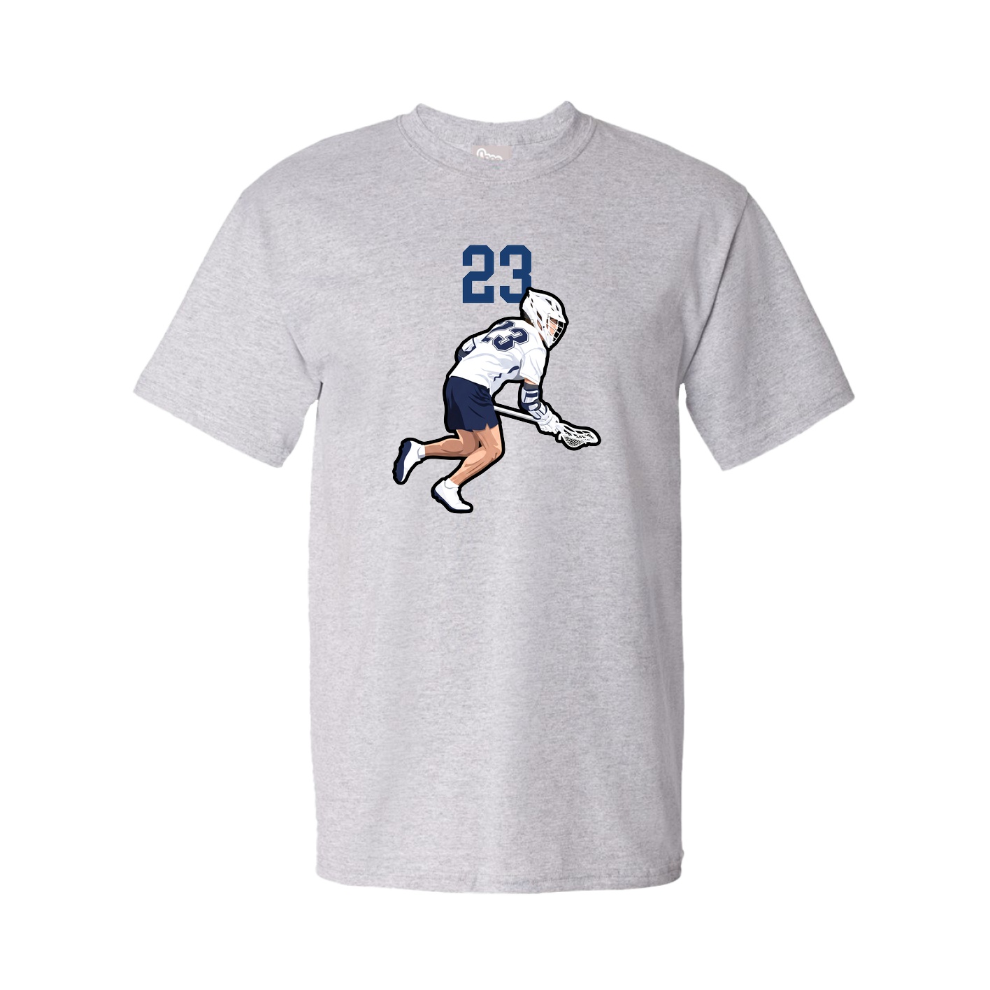 Tee — Number Top in Grey