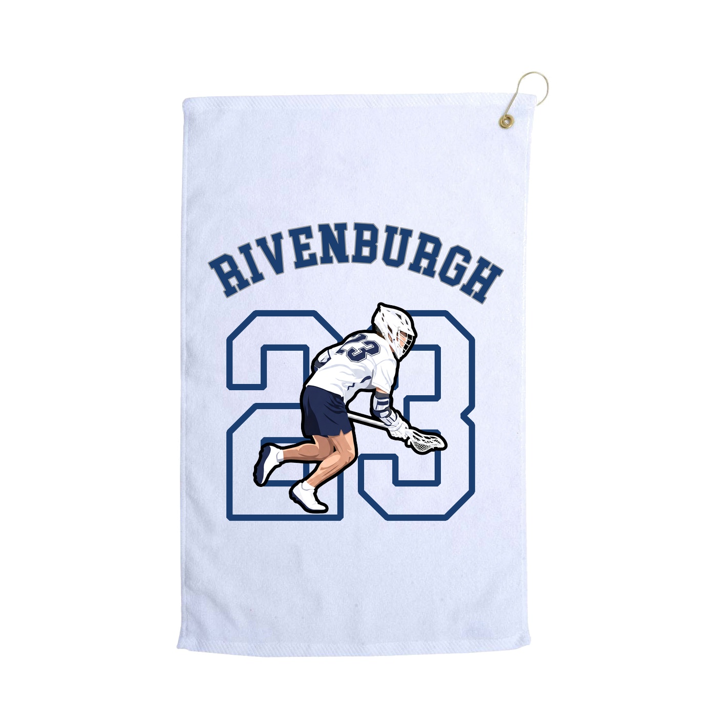 Golf Towel — Shirsey Arch in White