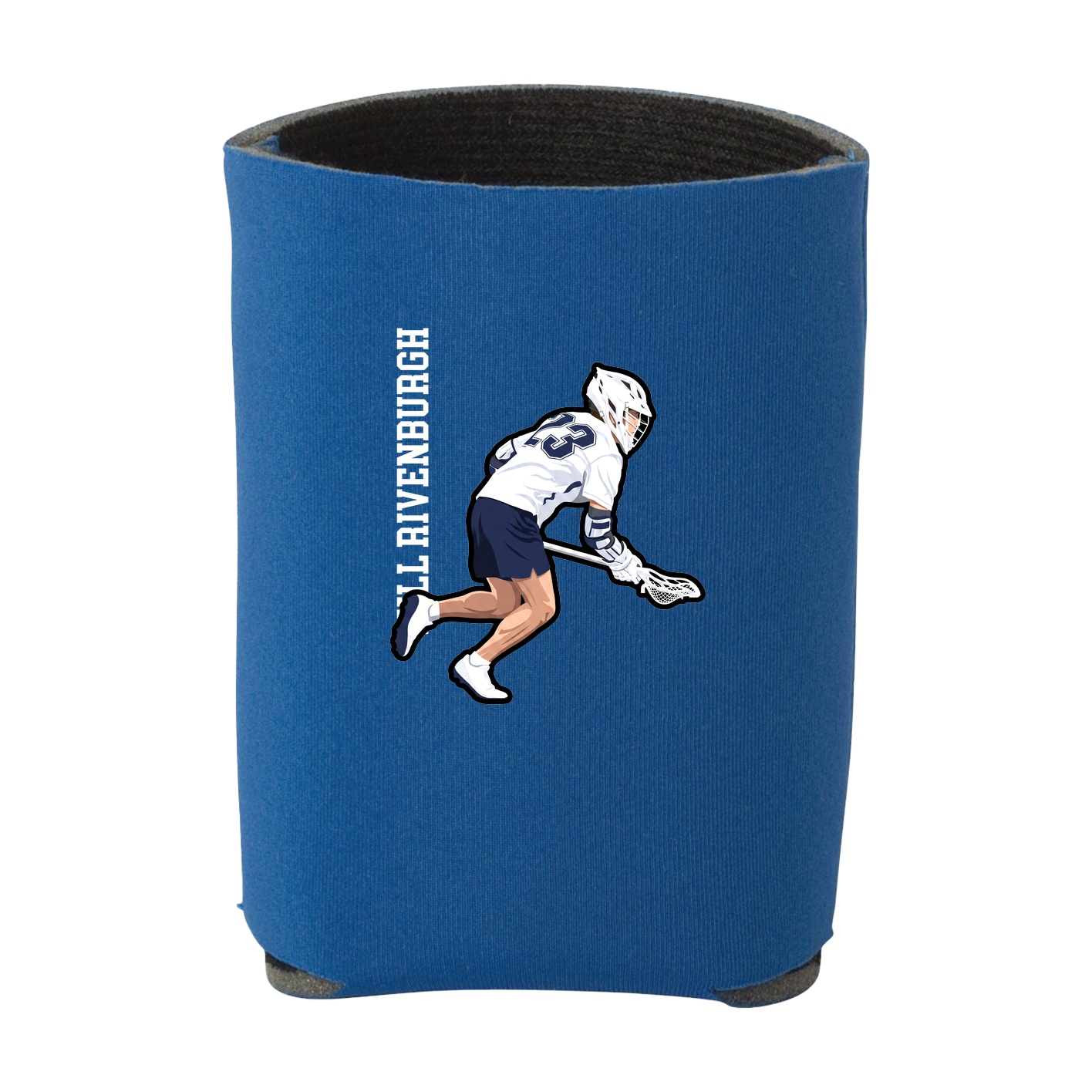 Can Holder — Name Vertical in Royal