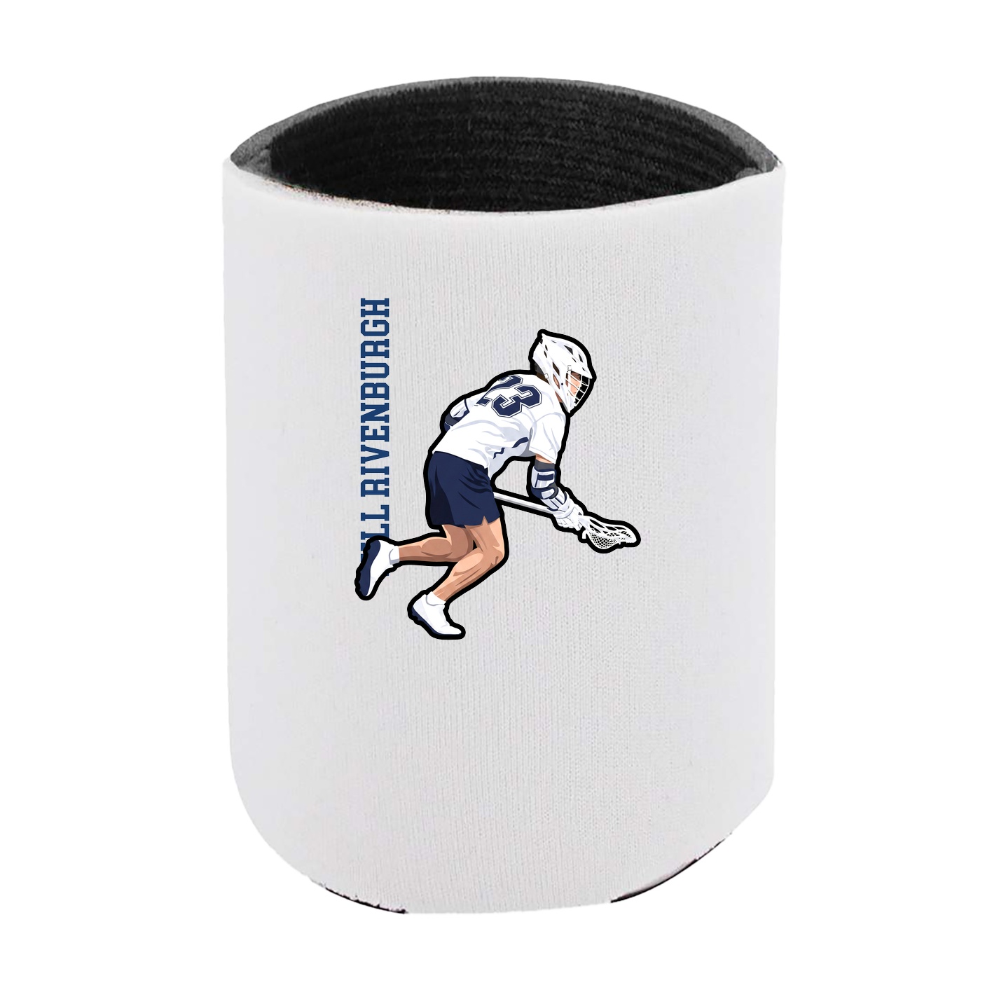 Can Holder — Name Vertical in White