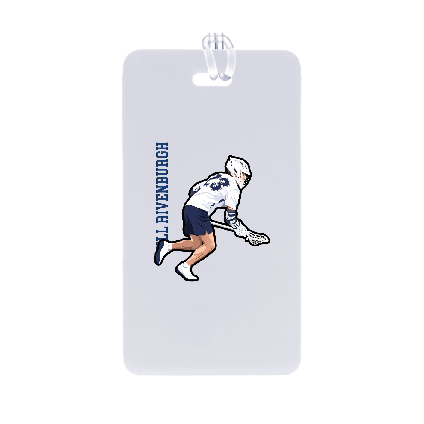 Bag Tag — Name Vertical in Classic