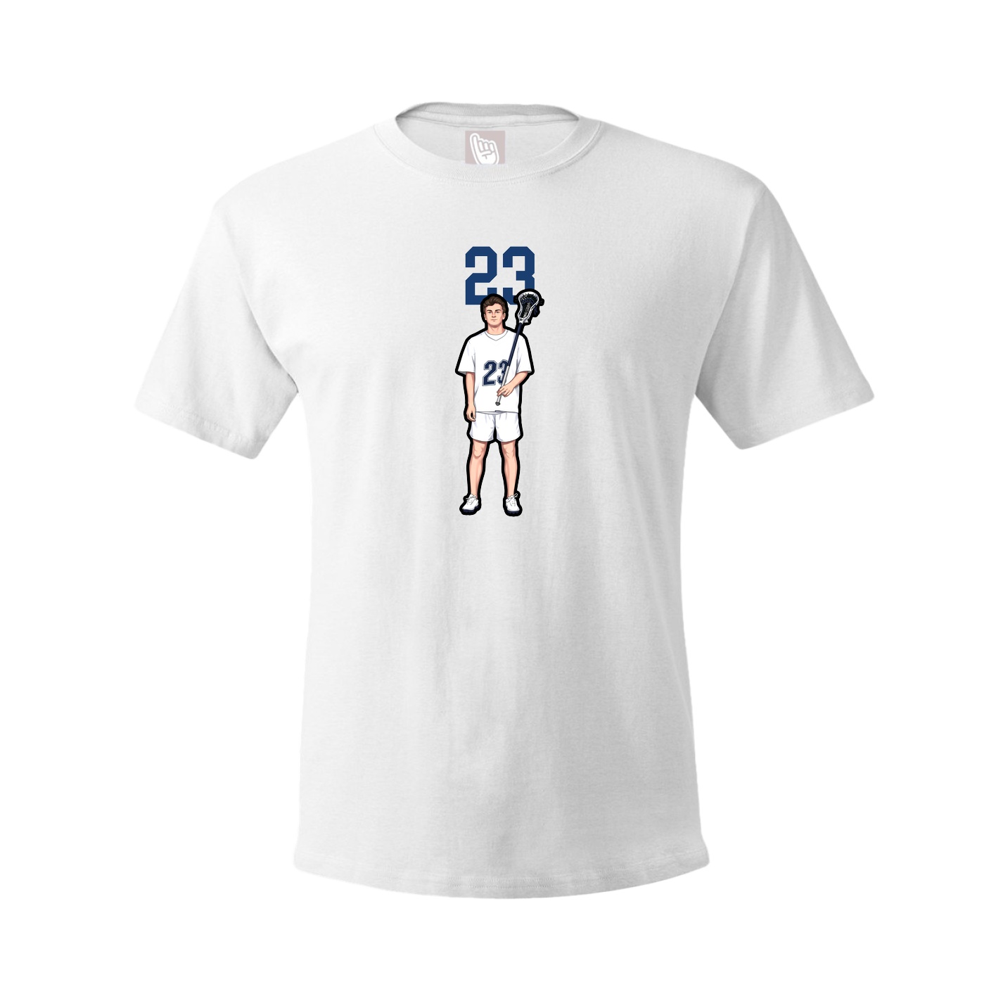 Tee — Number Top in White