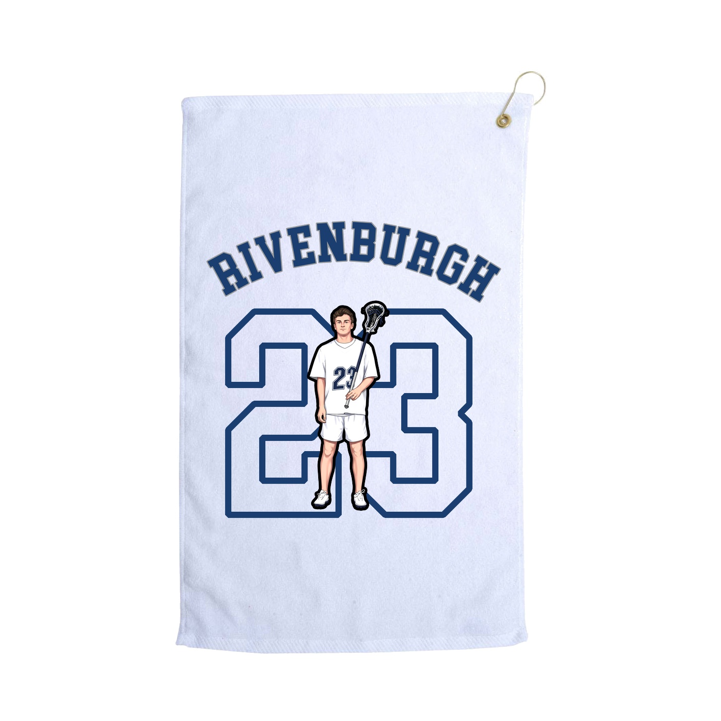 Golf Towel — Shirsey Arch in White