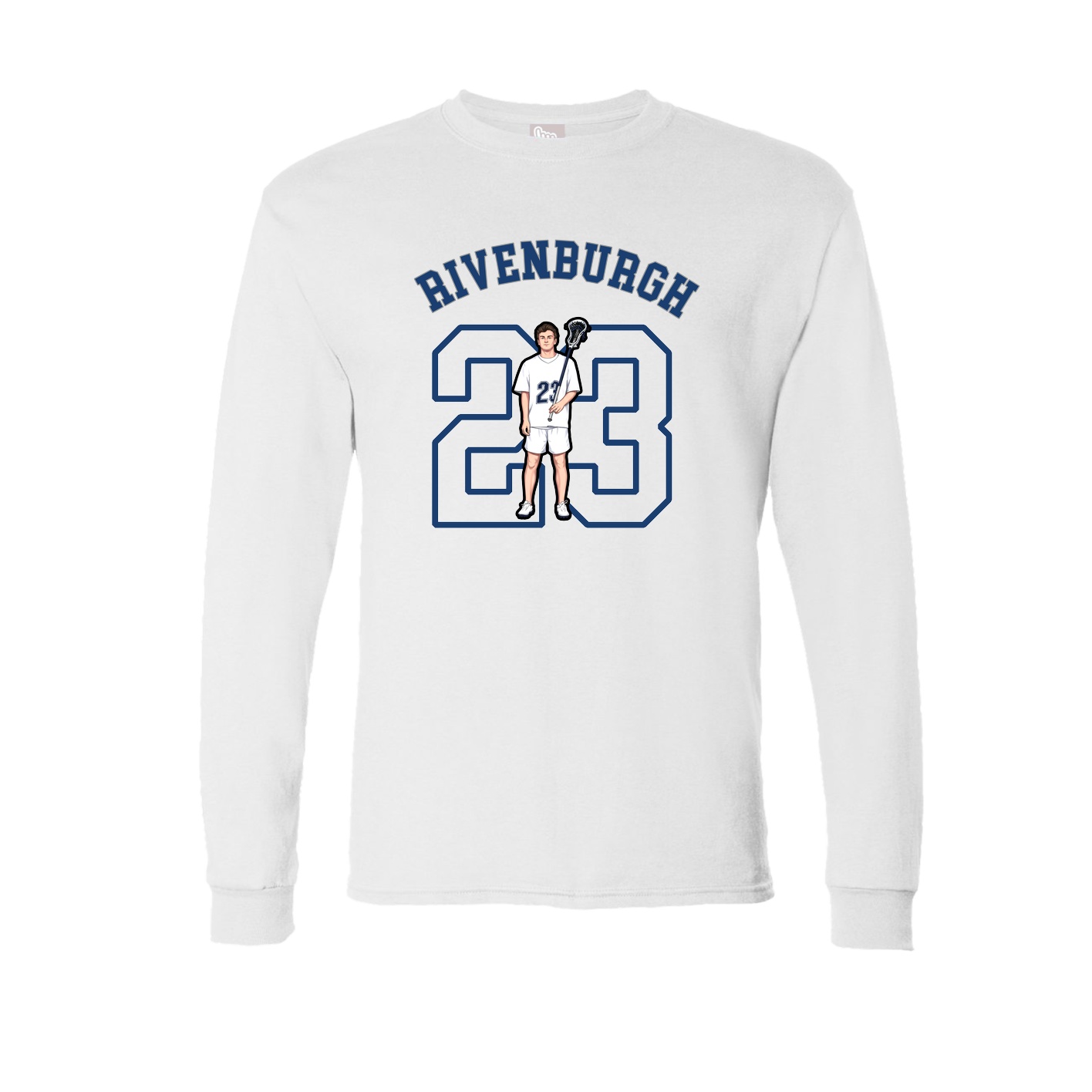 Long Sleeve Tee — Shirsey Arch in White