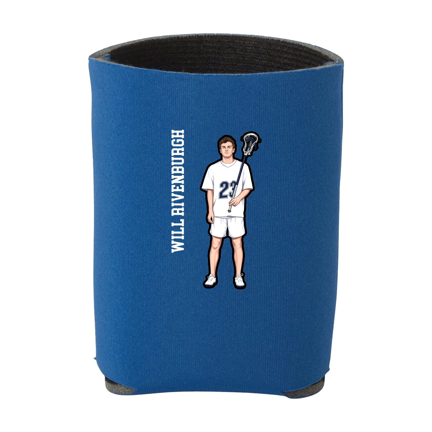 Can Holder — Name Vertical in Royal