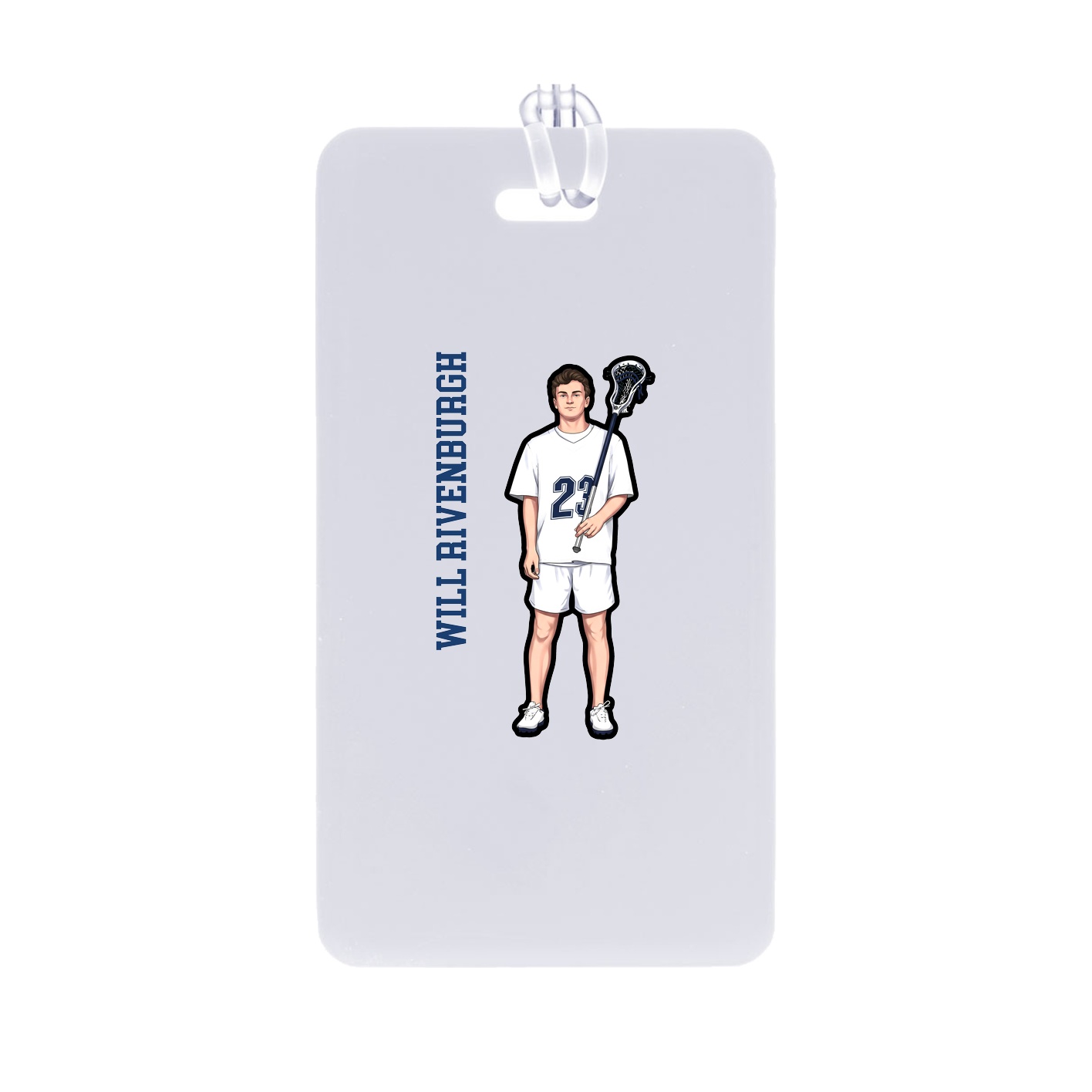 Bag Tag — Name Vertical in Classic