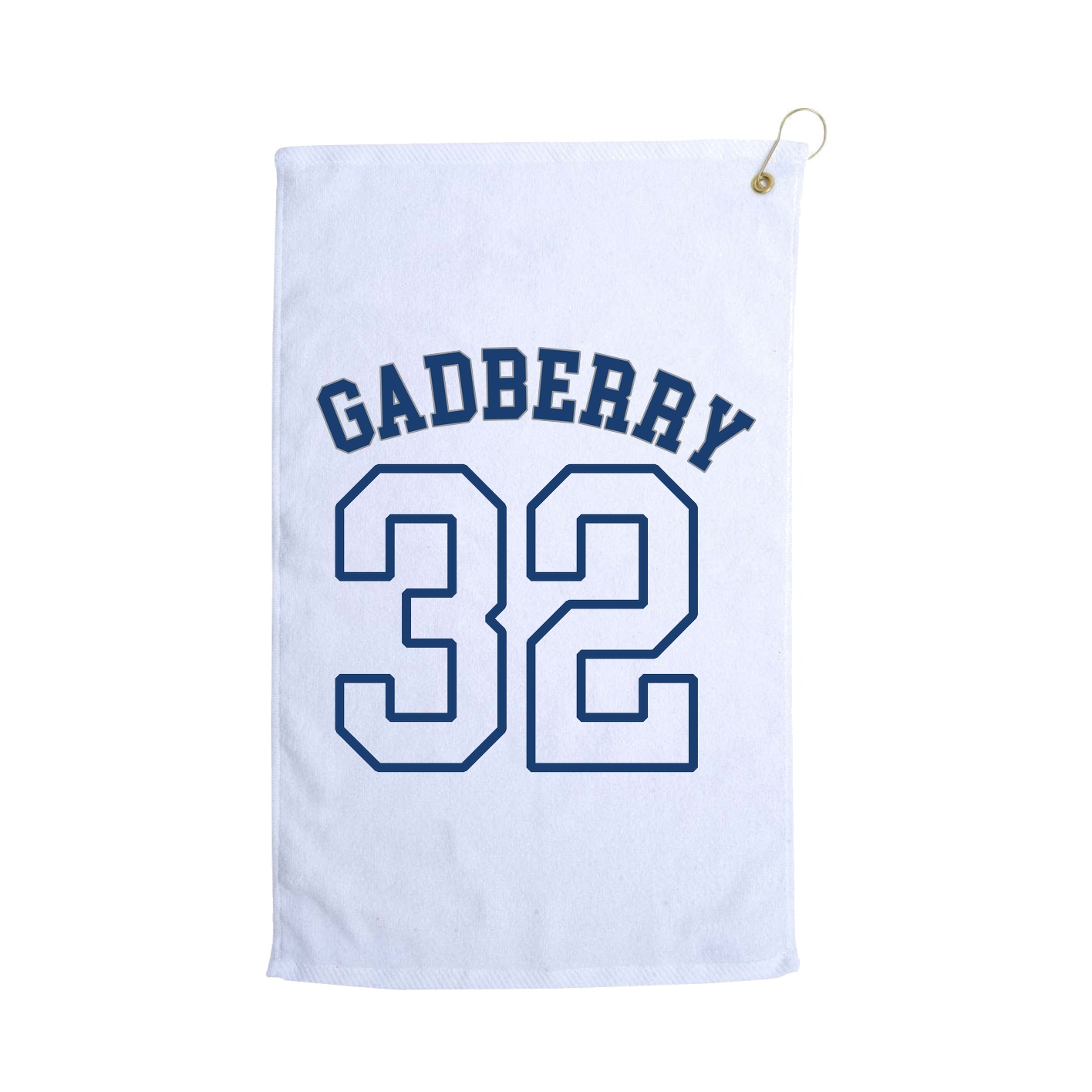 Golf Towel — Shirsey Arch in White