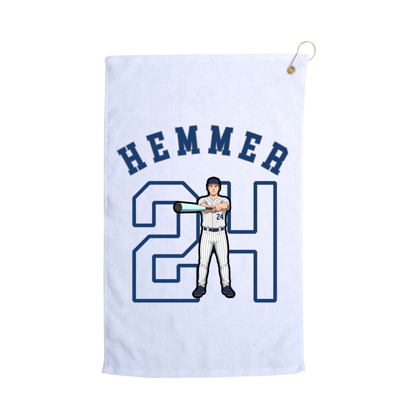 Golf Towel — Shirsey Arch in White