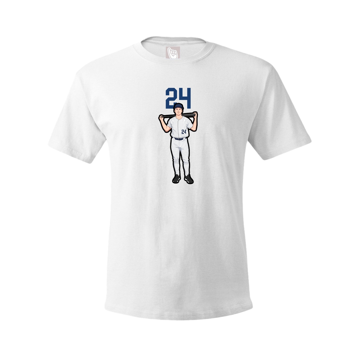 Tee — Number Top in White