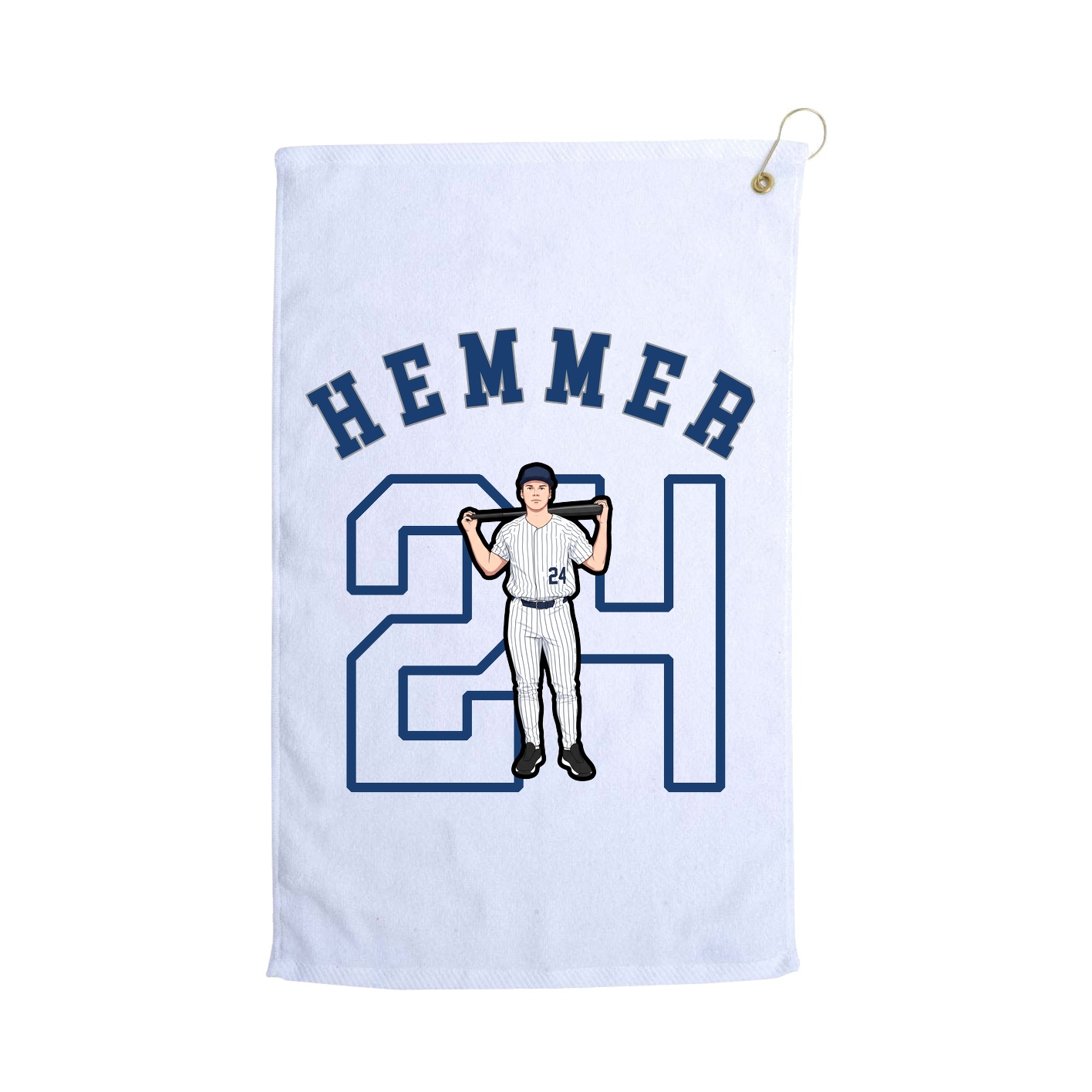 Golf Towel — Shirsey Arch in White