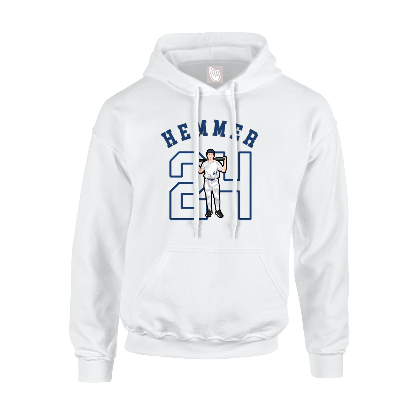 Hoodie — Shirsey Arch in White