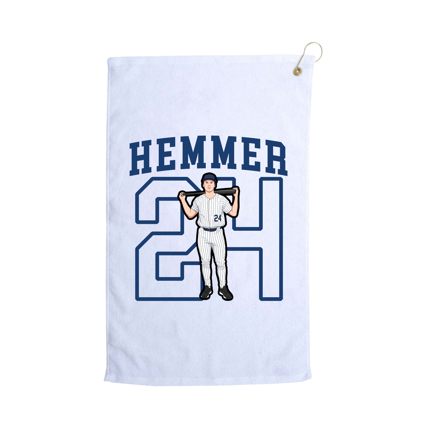 Golf Towel — Shirsey in White