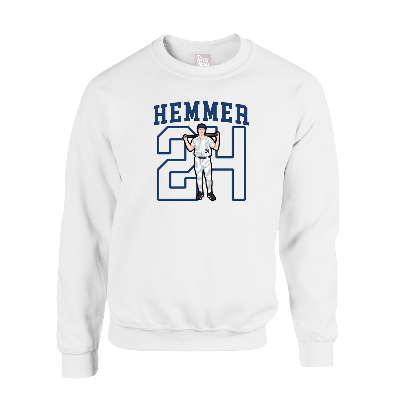 Fleece Crew — Shirsey in White