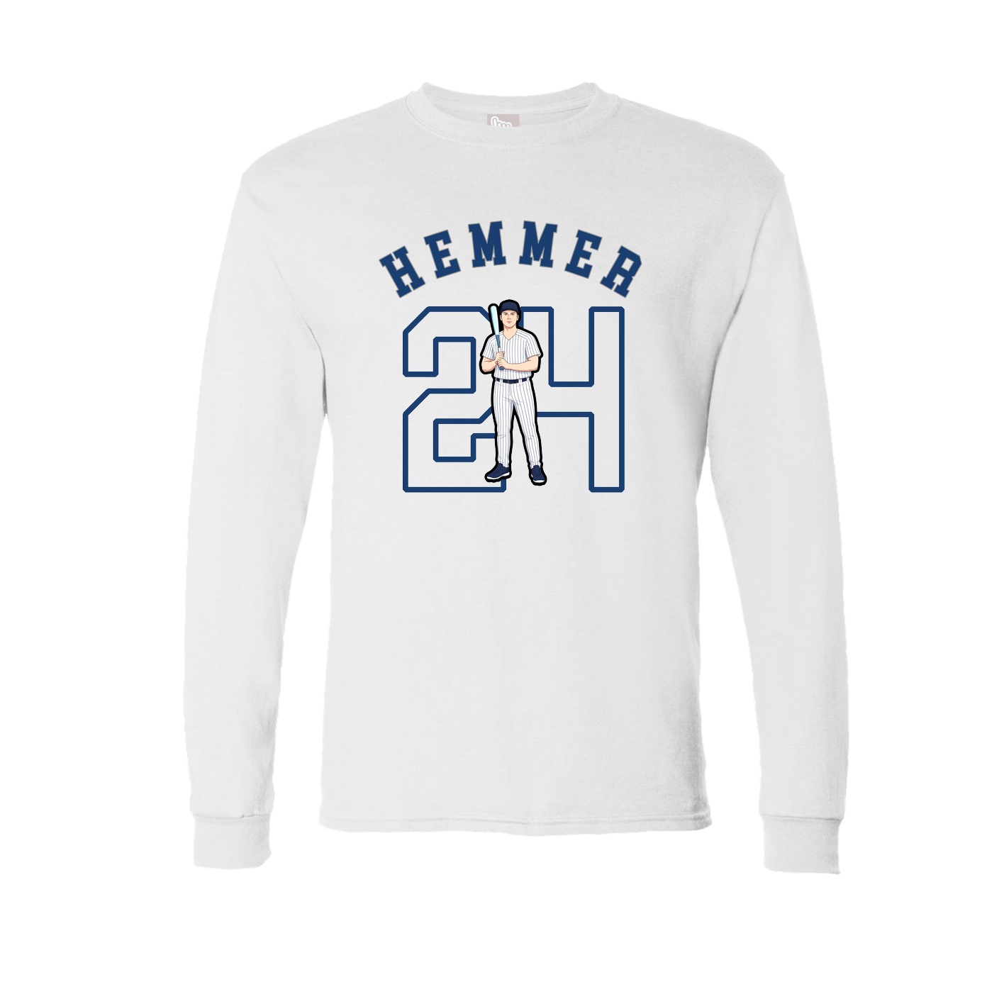 Long Sleeve Tee — Shirsey Arch in White
