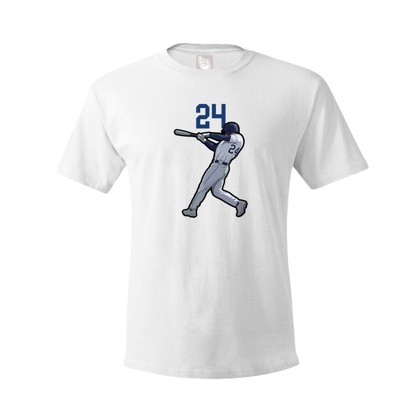 Tee — Number Top in White
