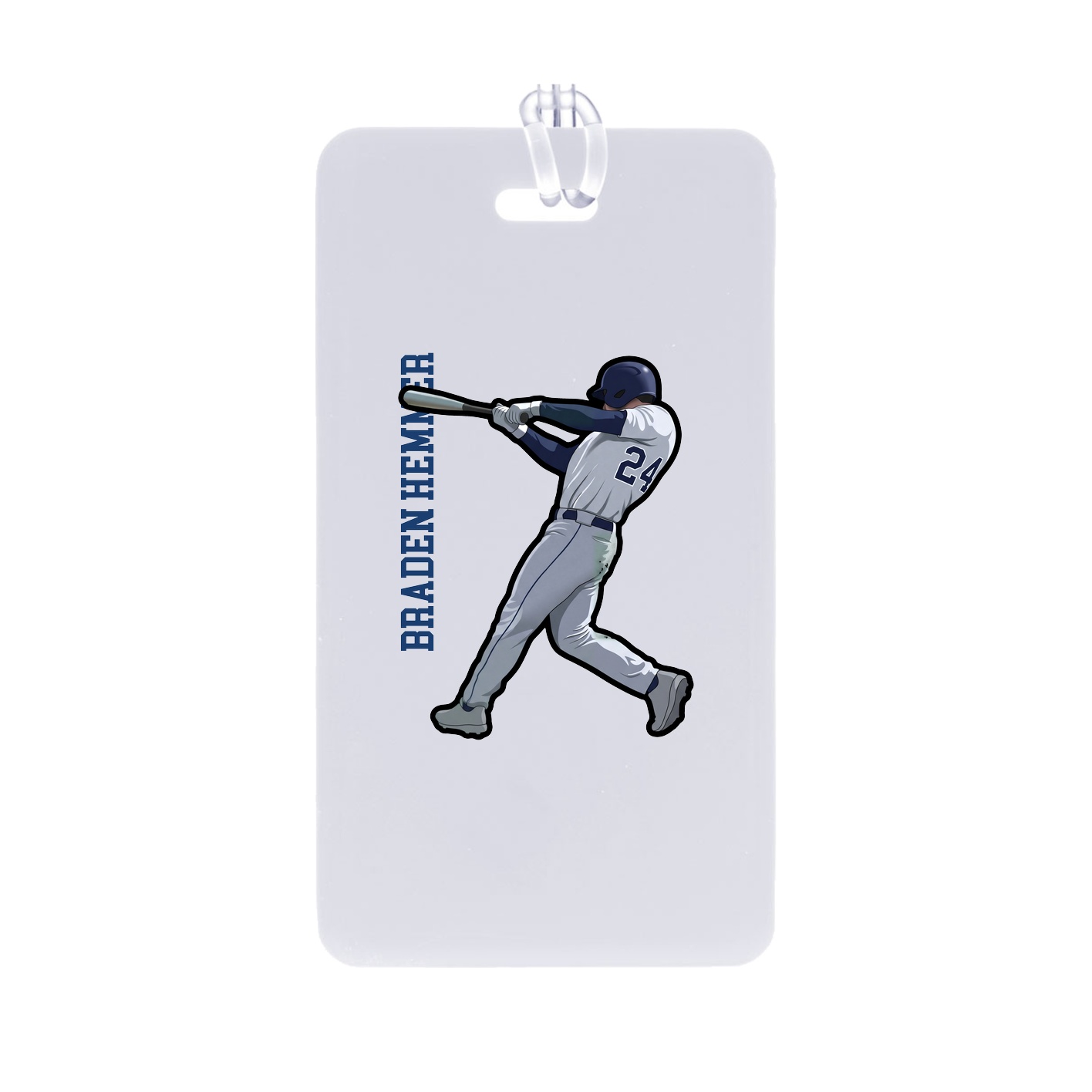 Bag Tag — Name Vertical in Classic